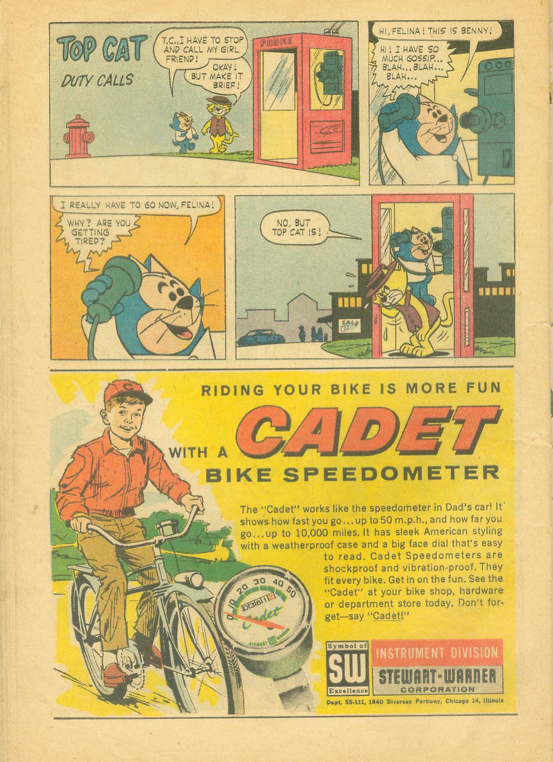 Read online Top Cat (1962) comic -  Issue #1 - 34