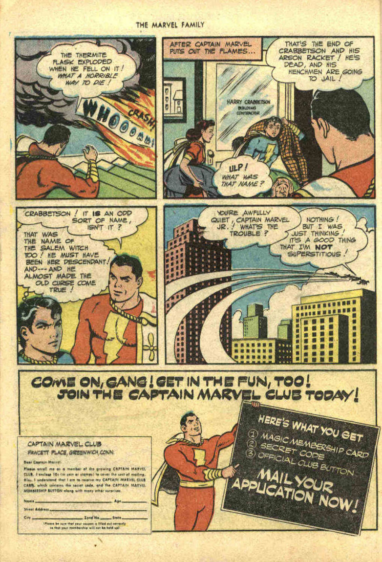 Read online The Marvel Family comic -  Issue #17 - 13