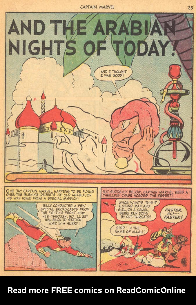 Read online Captain Marvel Adventures comic -  Issue #27 - 35