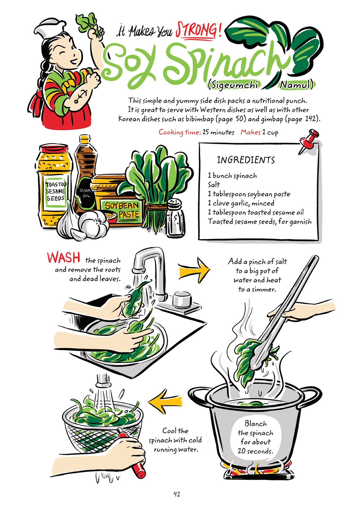 Read online Cook Korean! A Comic Book With Recipes comic -  Issue # TPB (Part 1) - 41