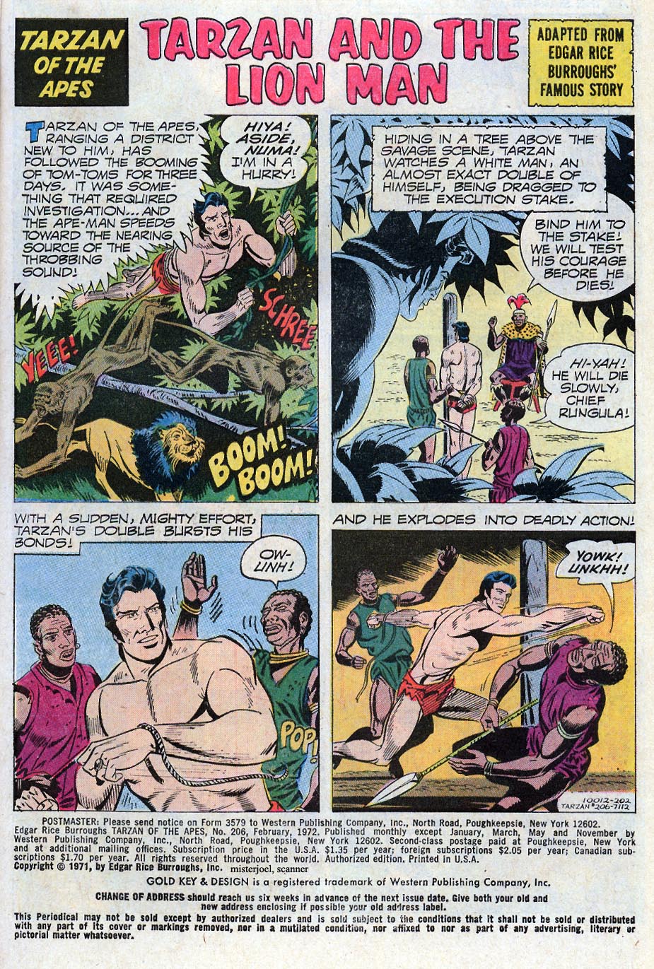 Read online Tarzan (1962) comic -  Issue #206 - 3