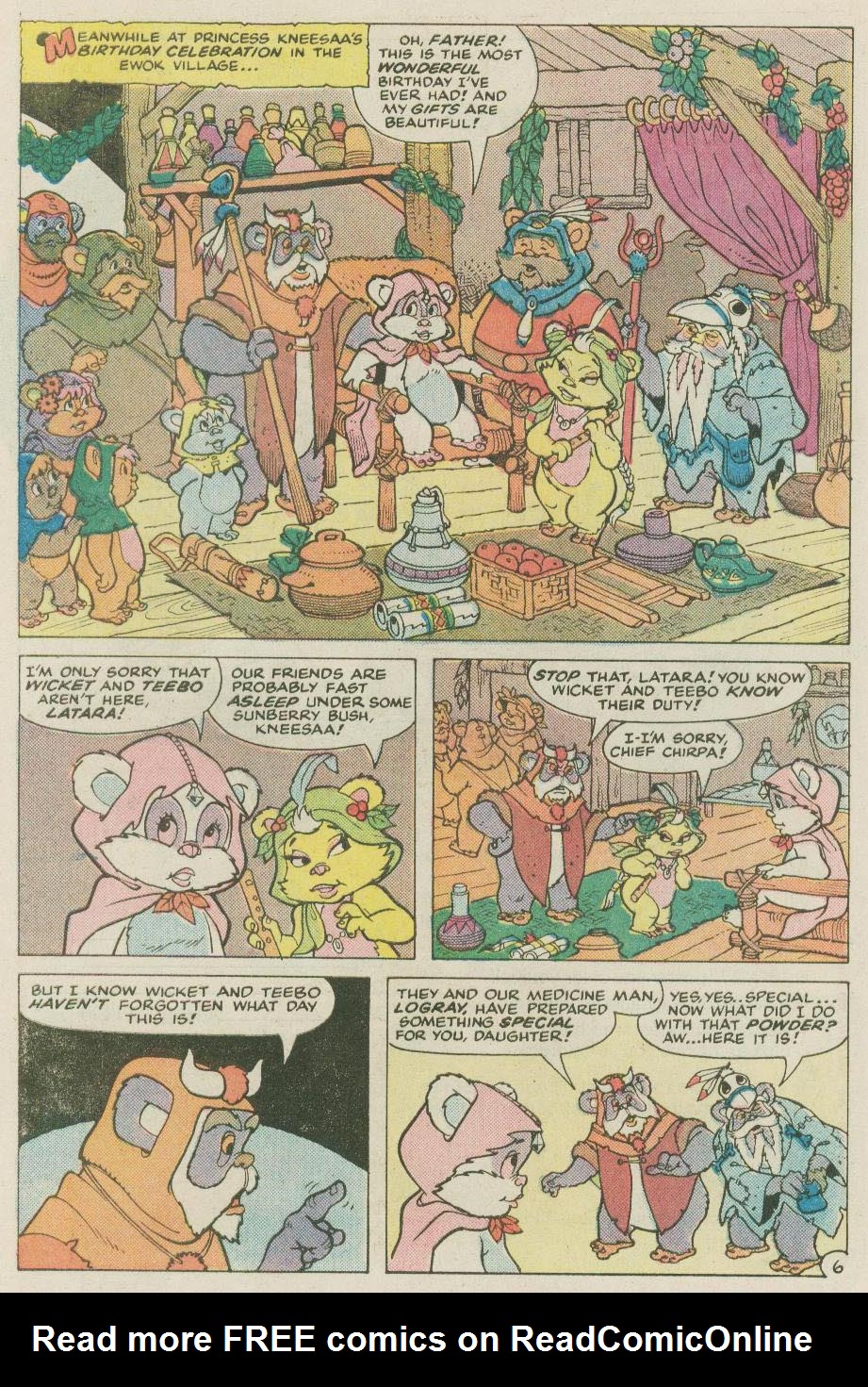 Read online Ewoks (1987) comic -  Issue #2 - 8