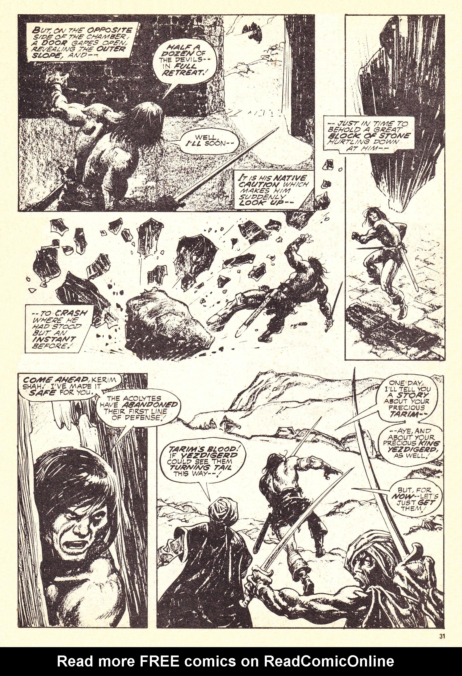 Read online The Savage Sword of Conan (1975) comic -  Issue #7 - 31