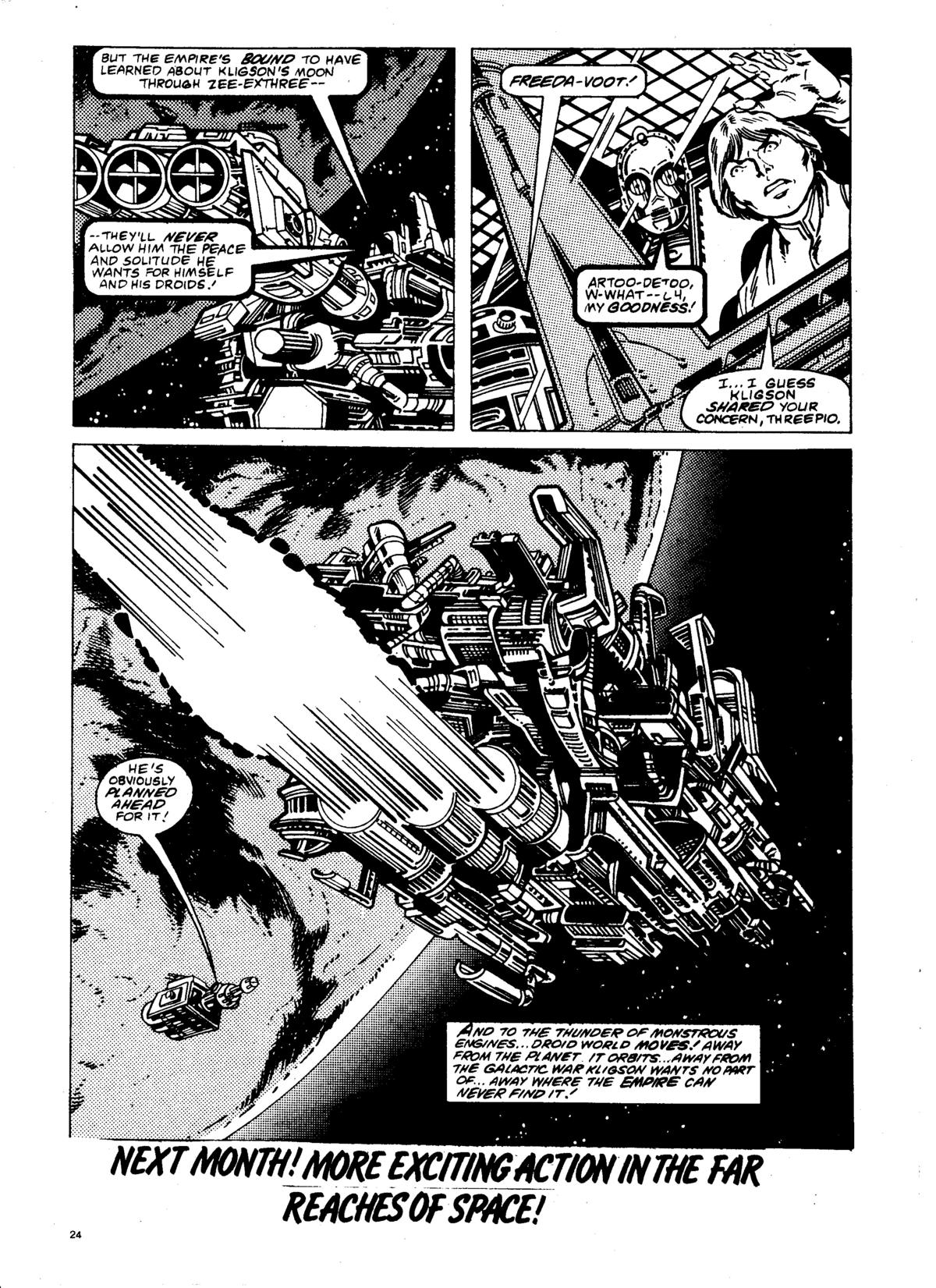 Read online Star Wars Weekly comic -  Issue #142 - 24