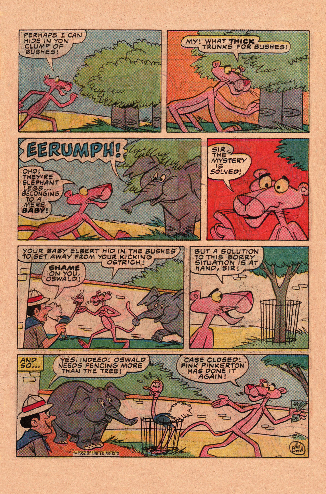 Read online The Pink Panther (1971) comic -  Issue #83 - 18