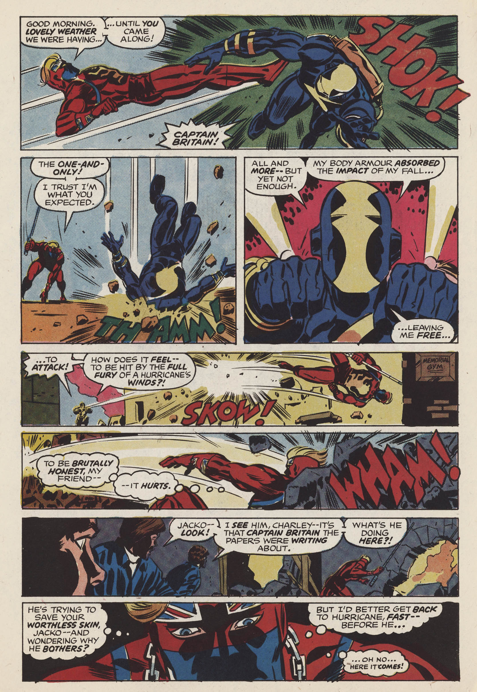 Read online Captain Britain (1976) comic -  Issue #4 - 7