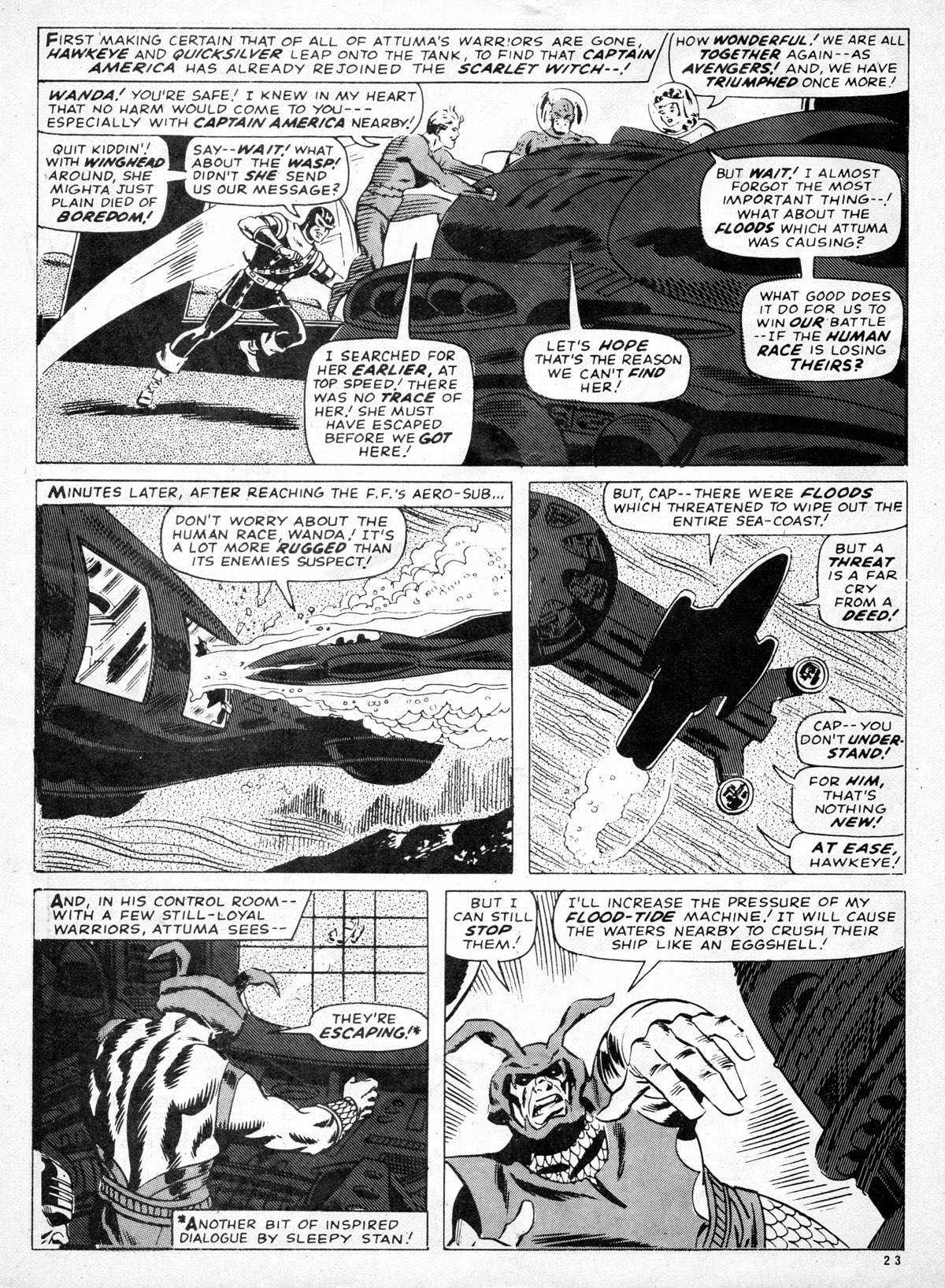 Read online The Avengers (1973) comic -  Issue #24 - 23