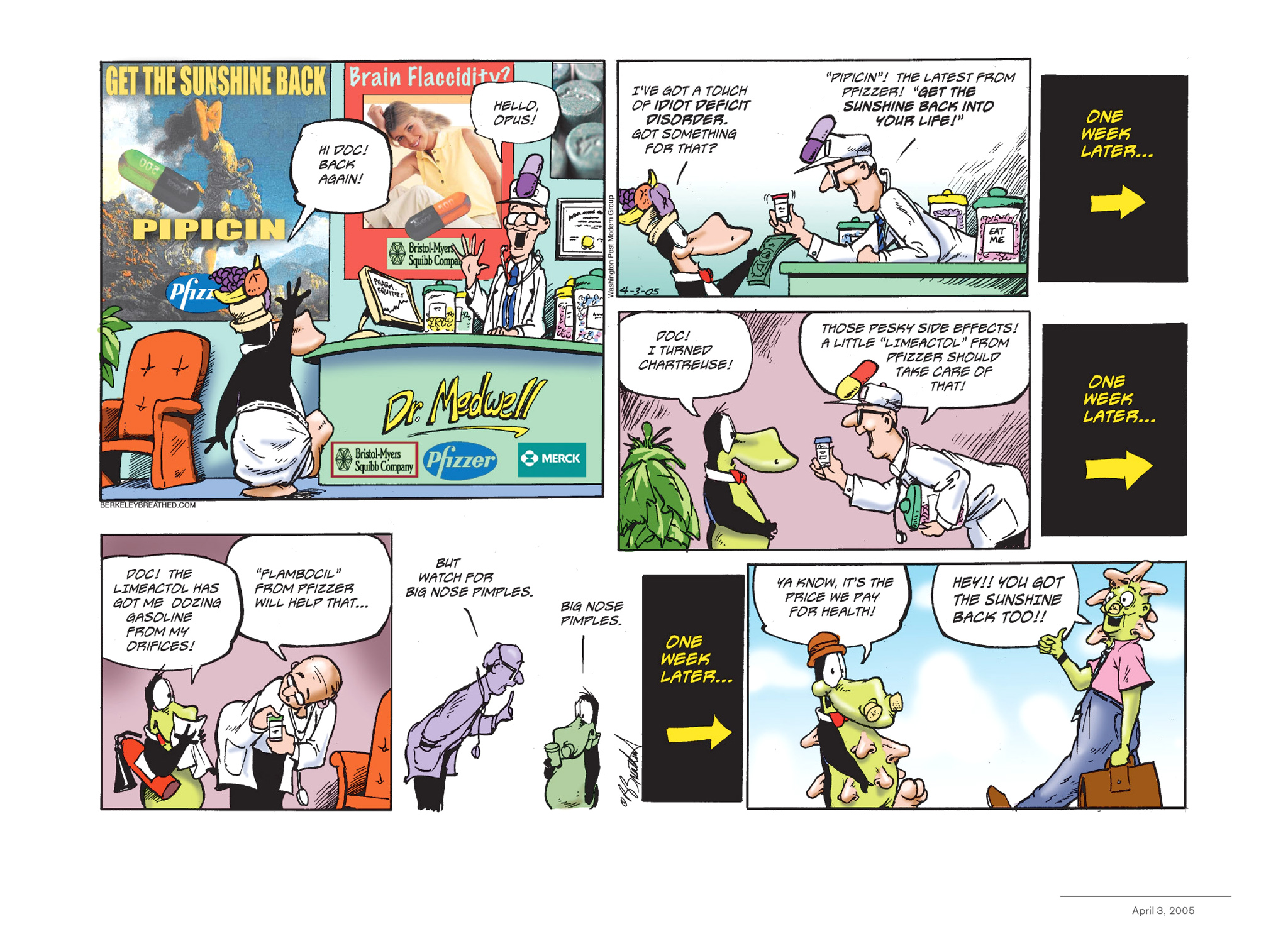 Read online Opus Complete Sunday Strips From 2003-2008 comic -  Issue # TPB (Part 1) - 78
