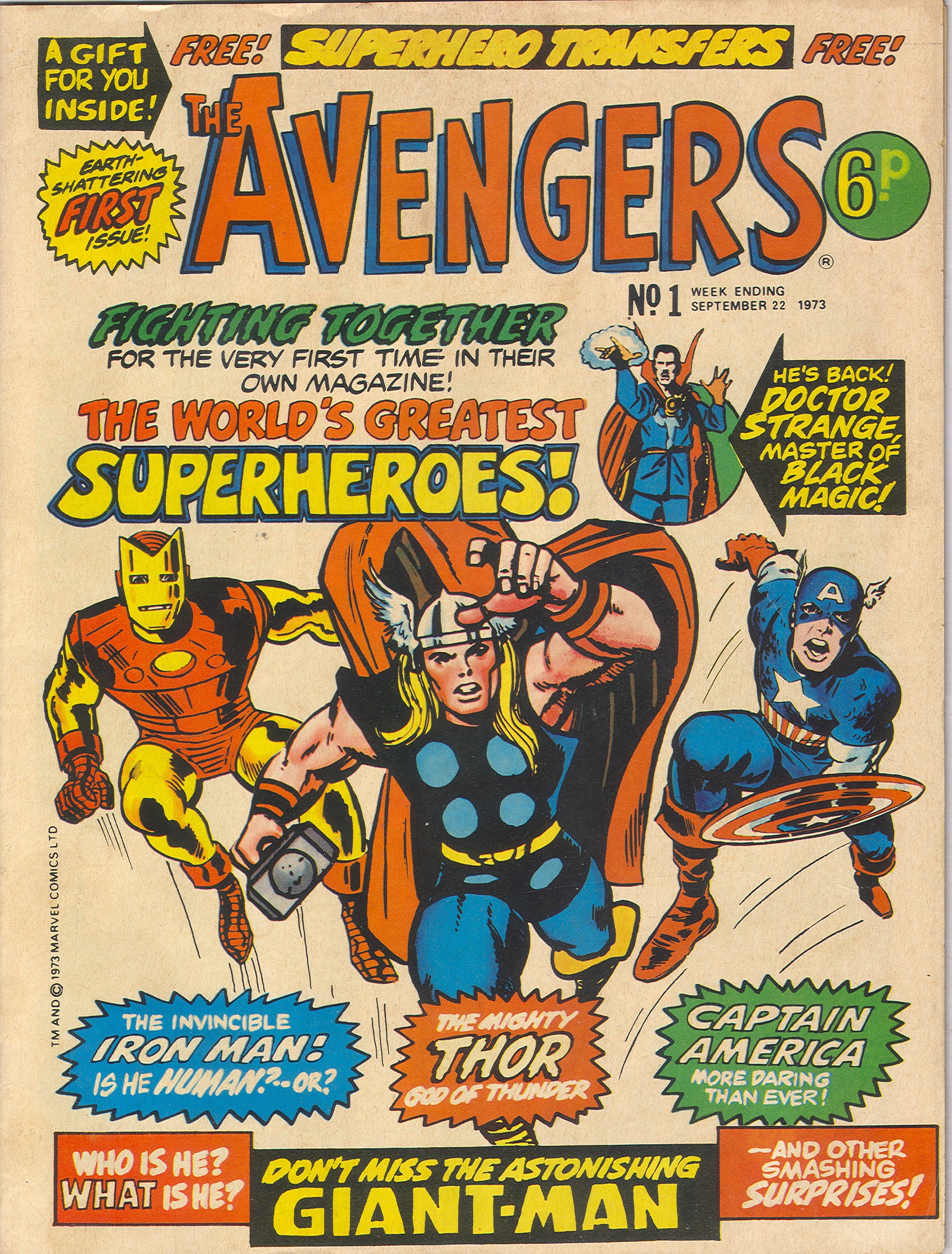 Read online The Avengers (1973) comic -  Issue #1 - 1