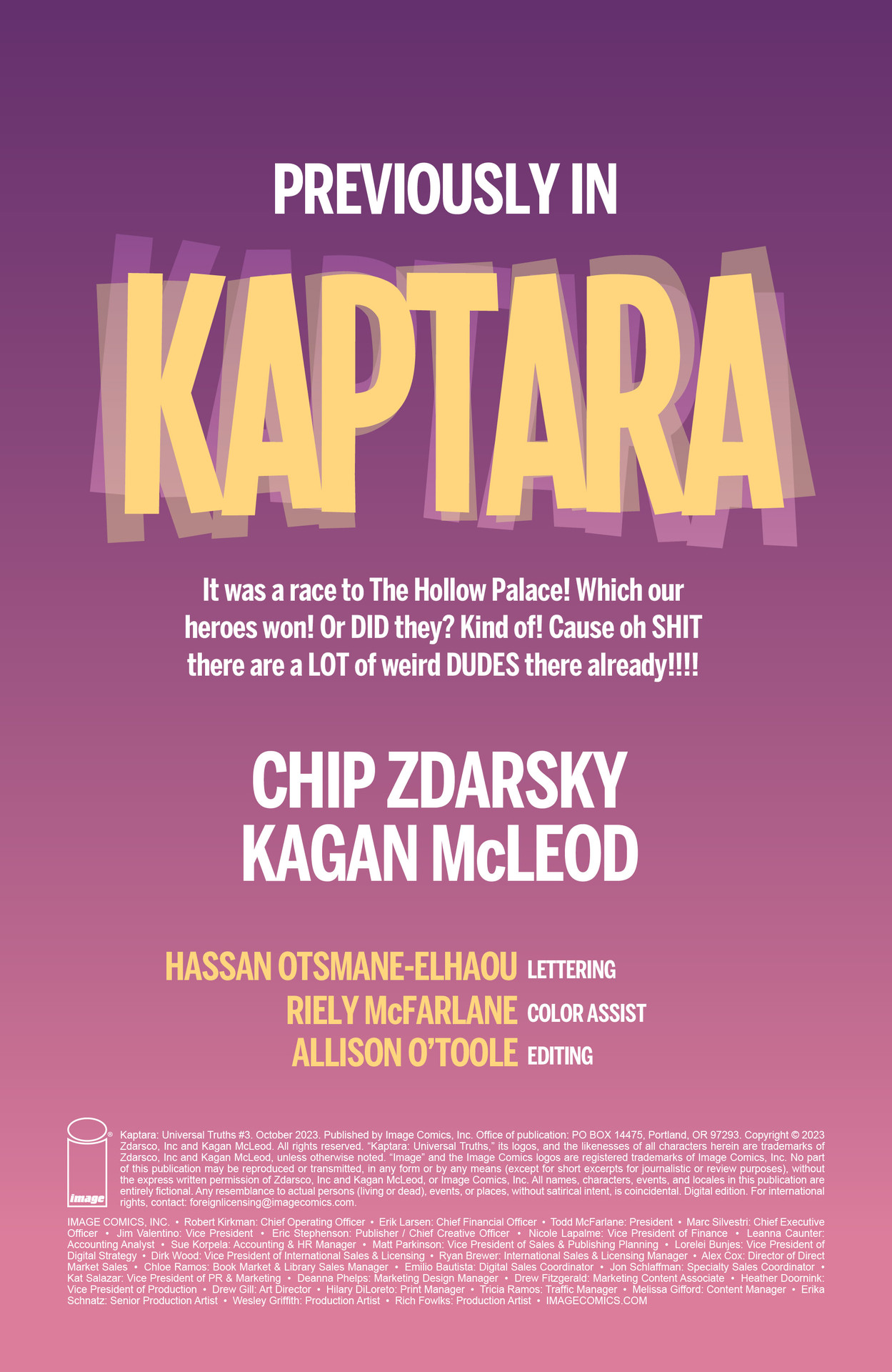 Read online Kaptara: Universal Truths comic -  Issue #3 - 2