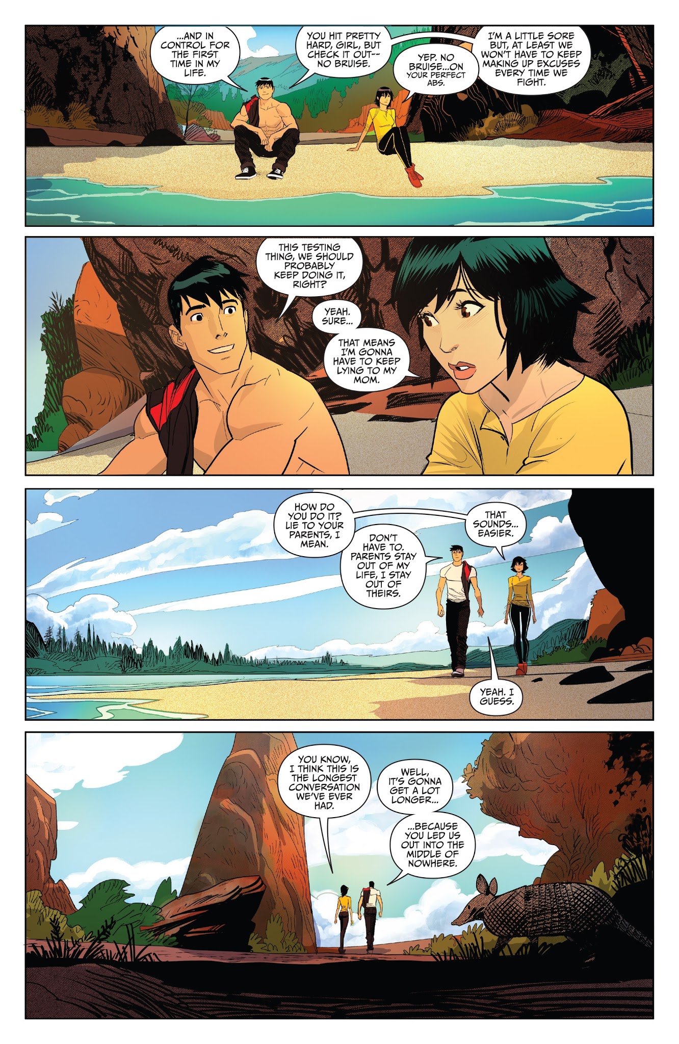 Read online Saban's Go Go Power Rangers comic -  Issue #2 - 17
