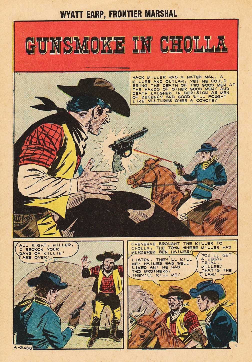 Read online Wyatt Earp Frontier Marshal comic -  Issue #49 - 20