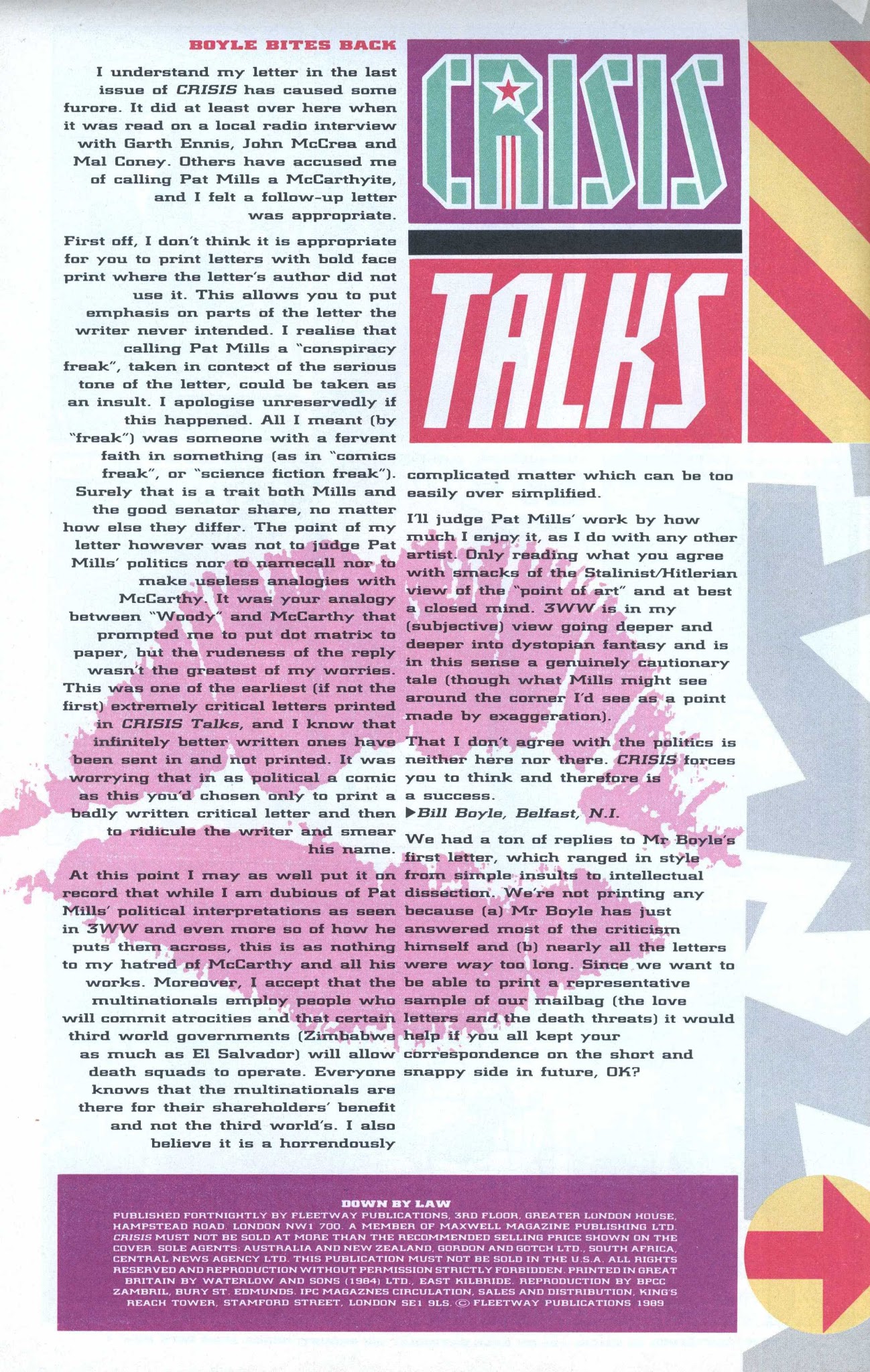 Read online Crisis comic -  Issue #23 - 24