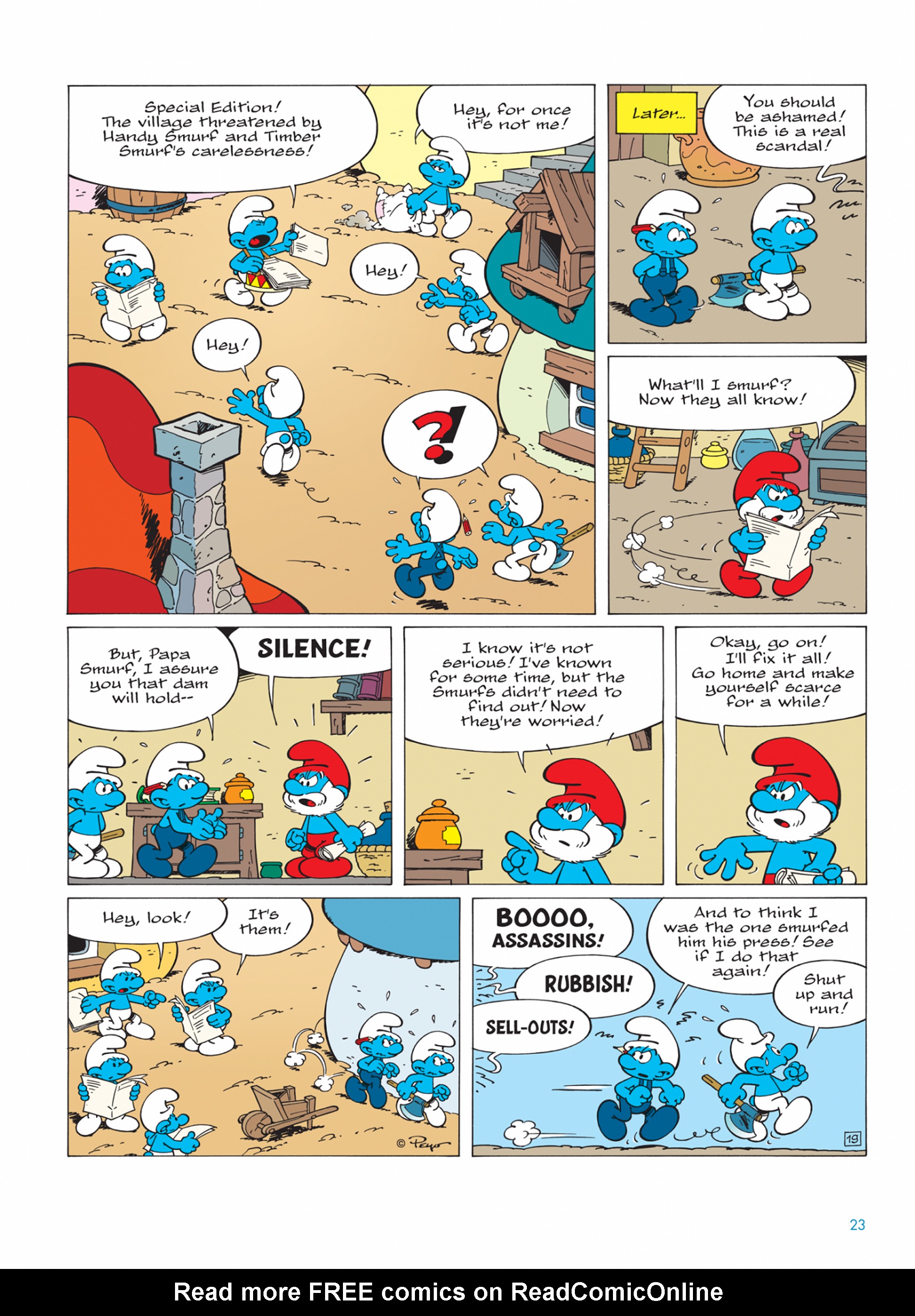 Read online The Smurfs comic -  Issue #24 - 23
