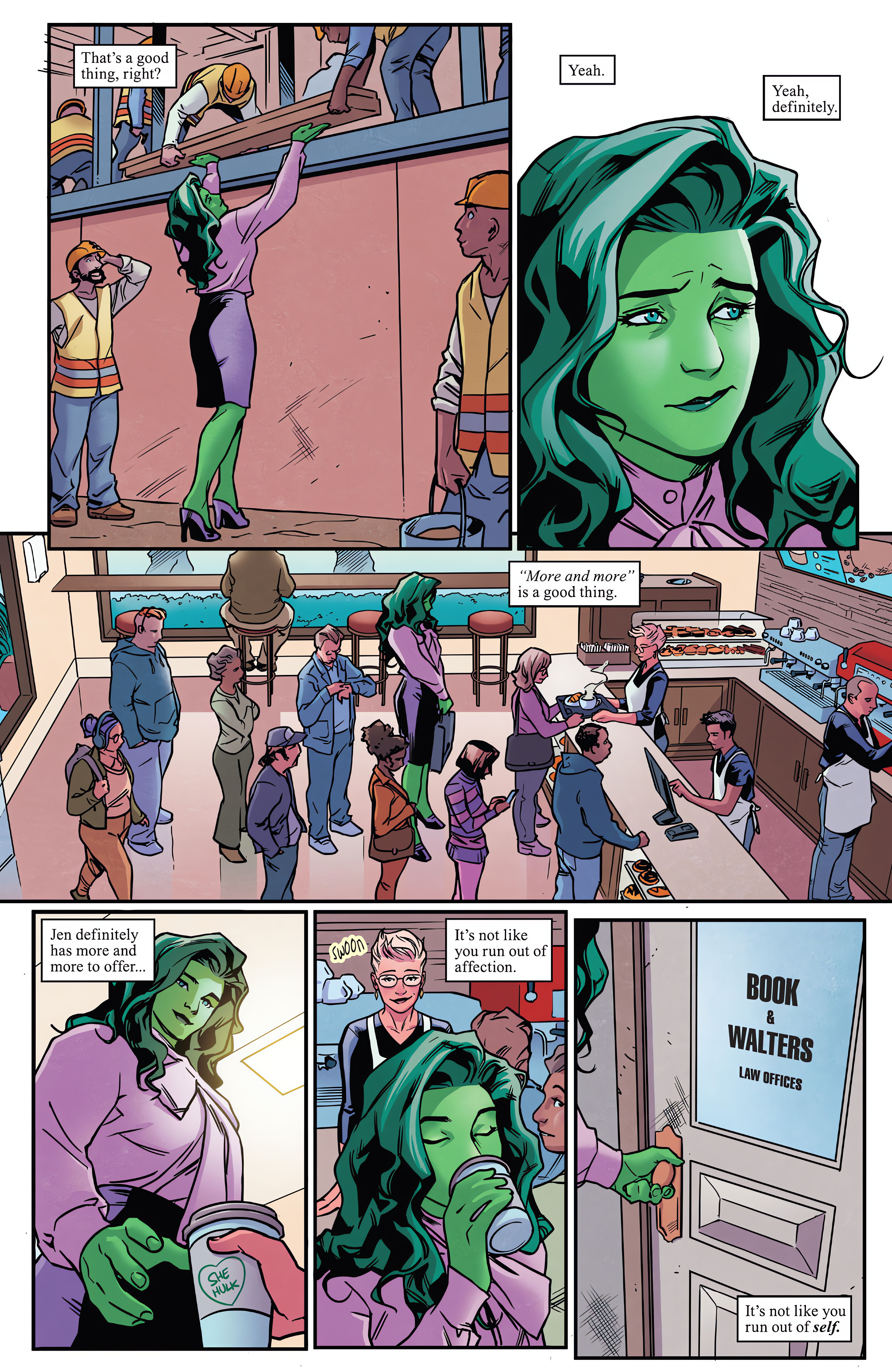 Read online Sensational She-Hulk comic -  Issue #1 - 8