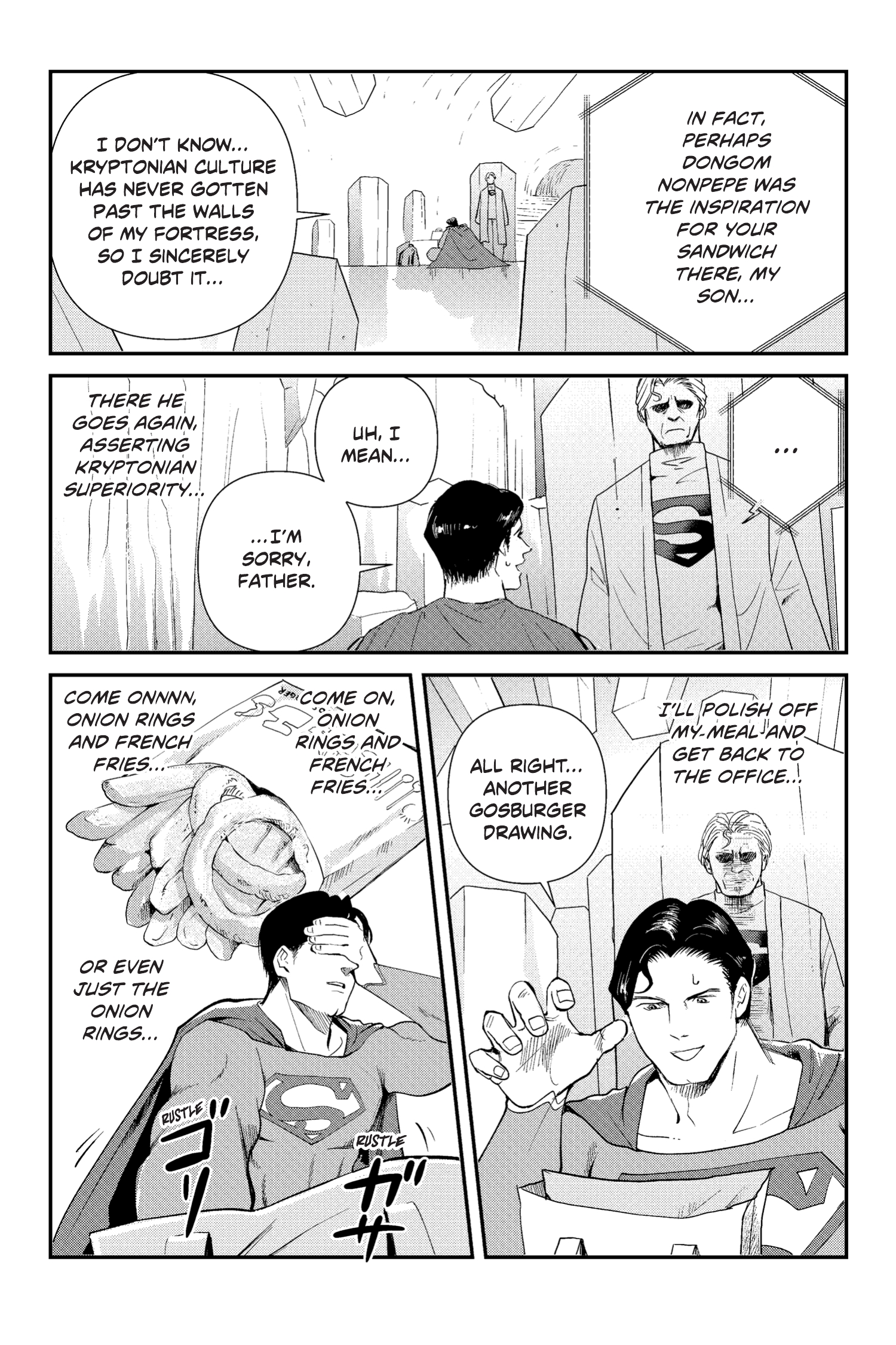 Read online Superman vs. Meshi comic -  Issue #8 - 14