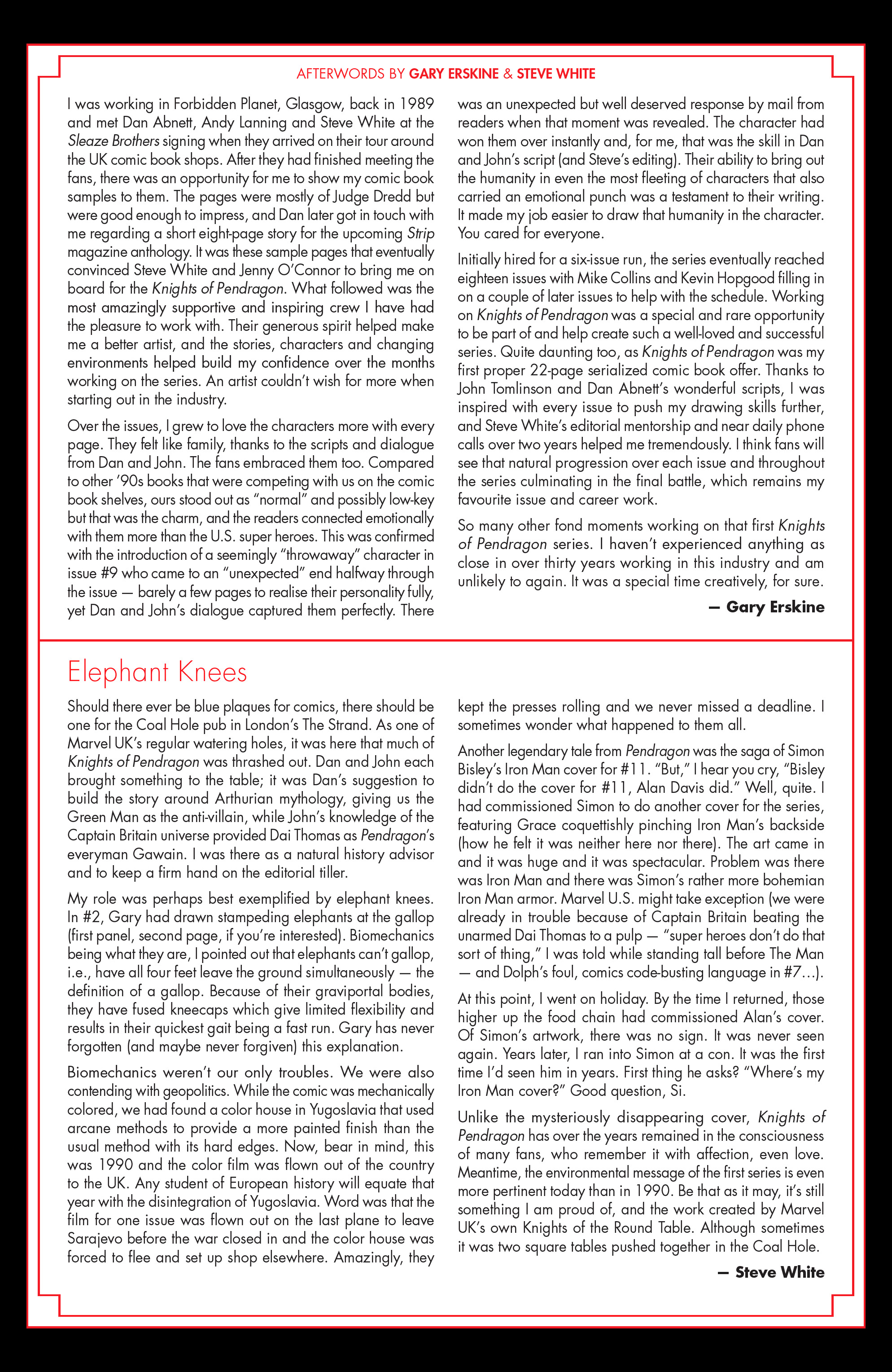 Read online Knights of Pendragon Omnibus comic -  Issue # TPB (Part 10) - 50