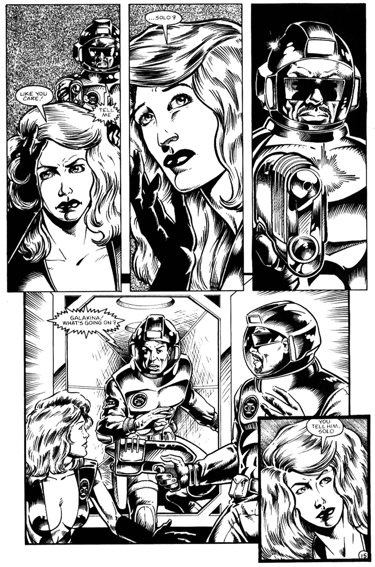 Read online Galaxina comic -  Issue #3 - 18