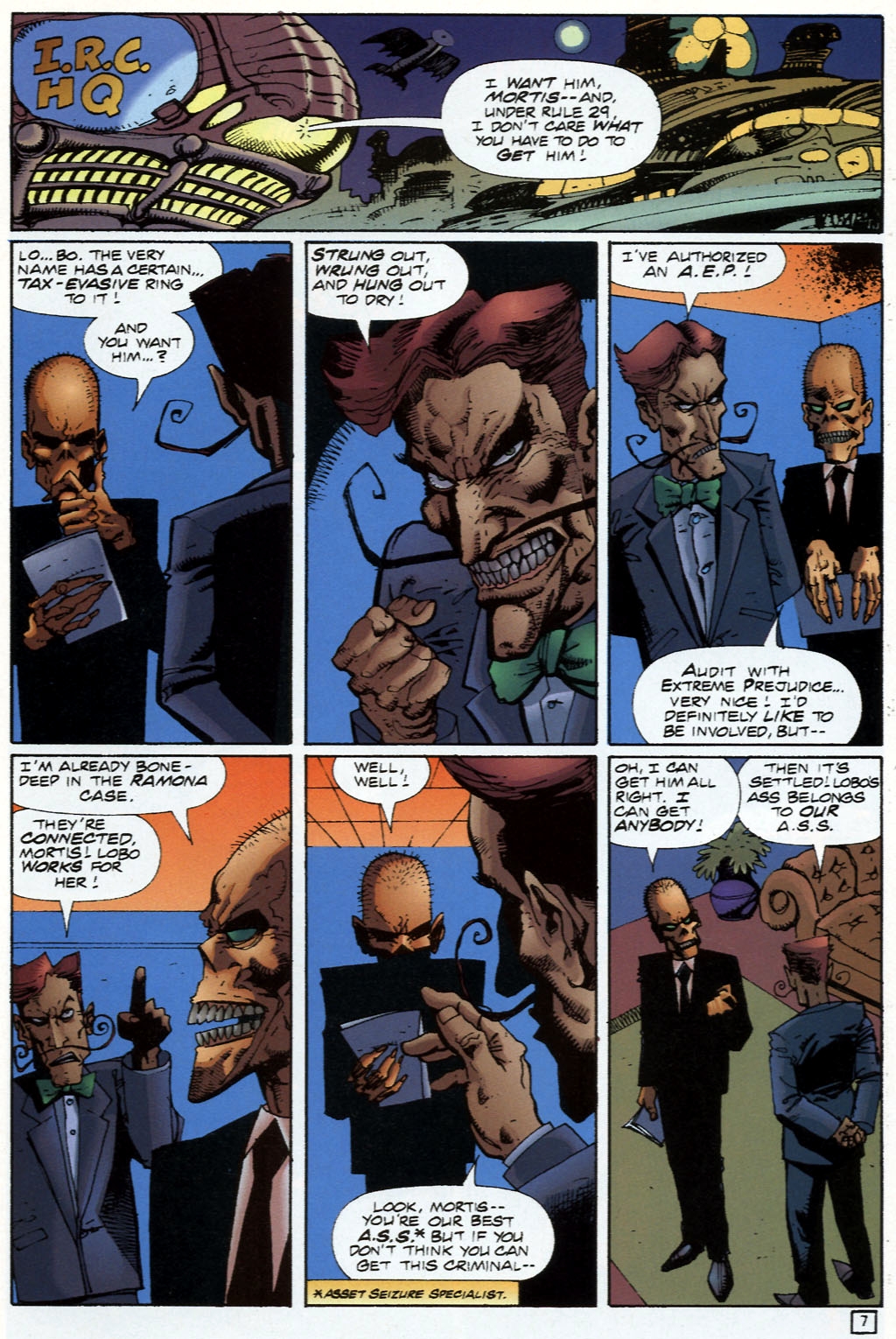 Read online Lobo: Death and Taxes comic -  Issue #2 - 8