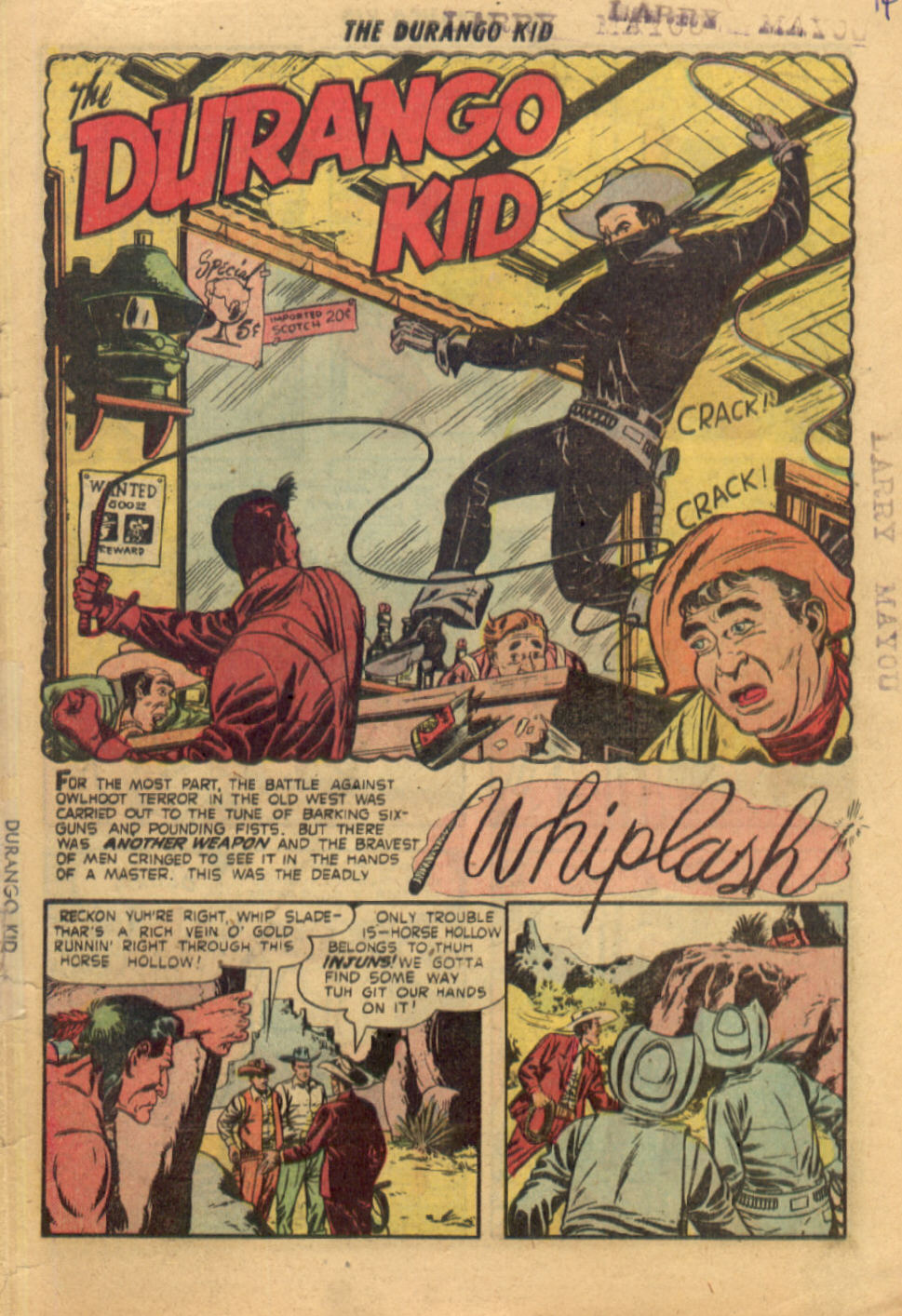 Read online Charles Starrett as The Durango Kid comic -  Issue #14 - 2