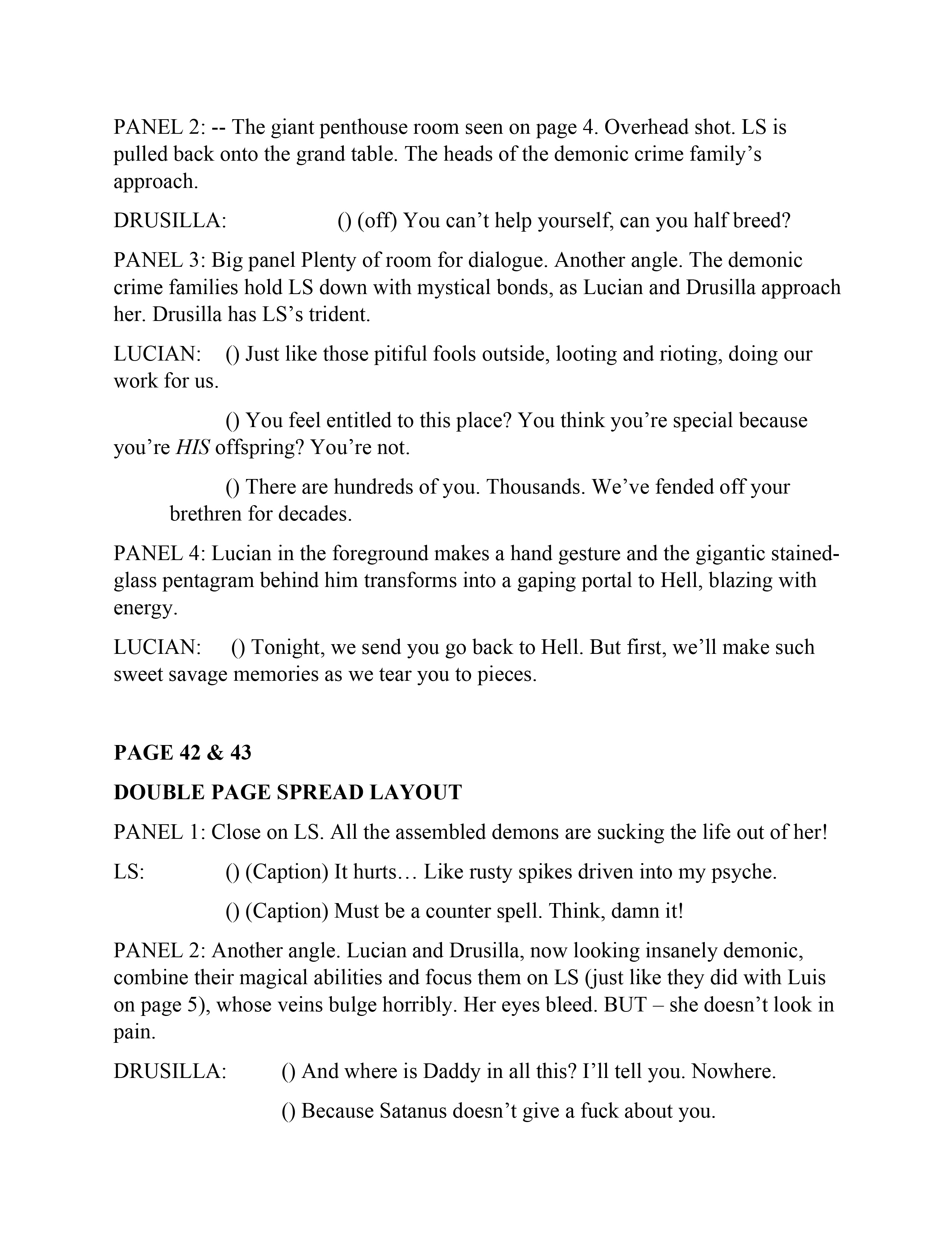 Read online Lady Satanus: Sinister Urge comic -  Issue # TPB - 92