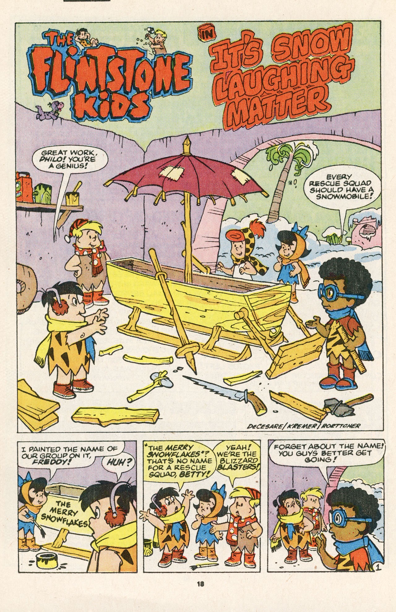 Read online The Flintstone Kids comic -  Issue #11 - 20
