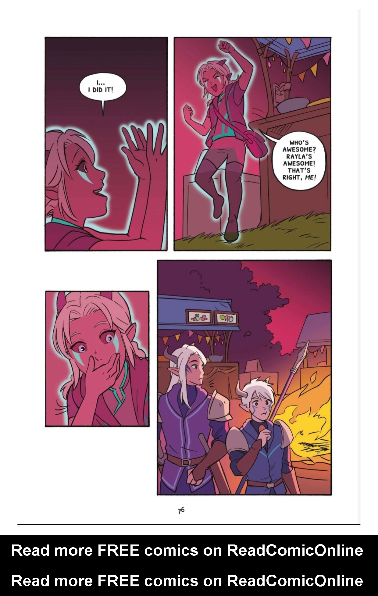 Read online The Dragon Prince: Bloodmoon Huntress comic -  Issue # TPB - 79