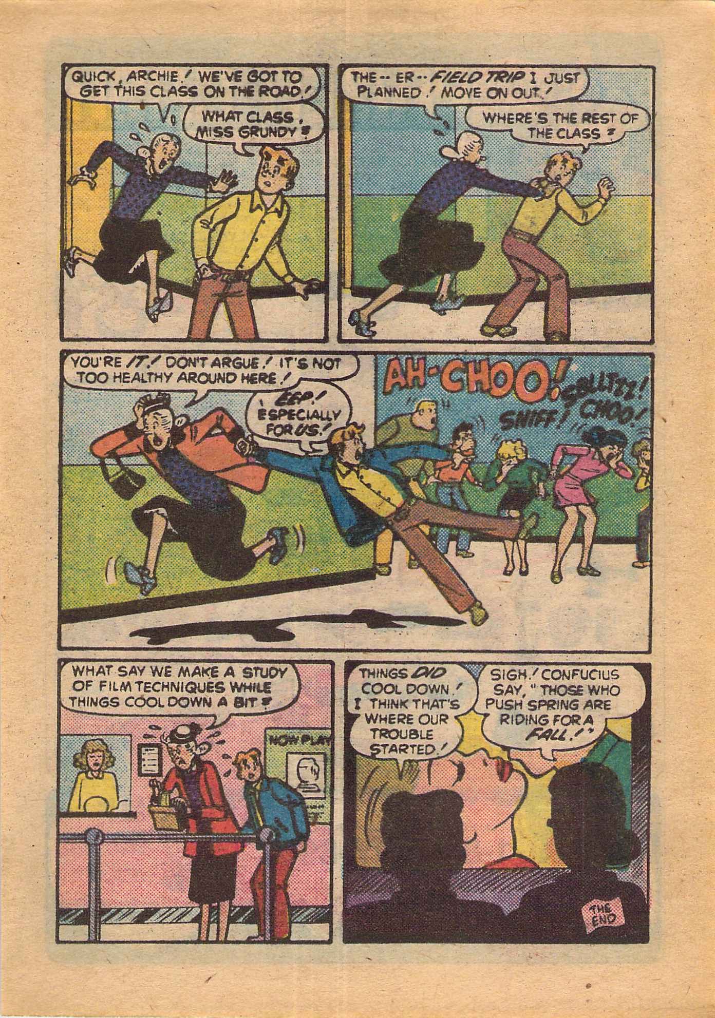 Read online Archie's Double Digest Magazine comic -  Issue #34 - 257