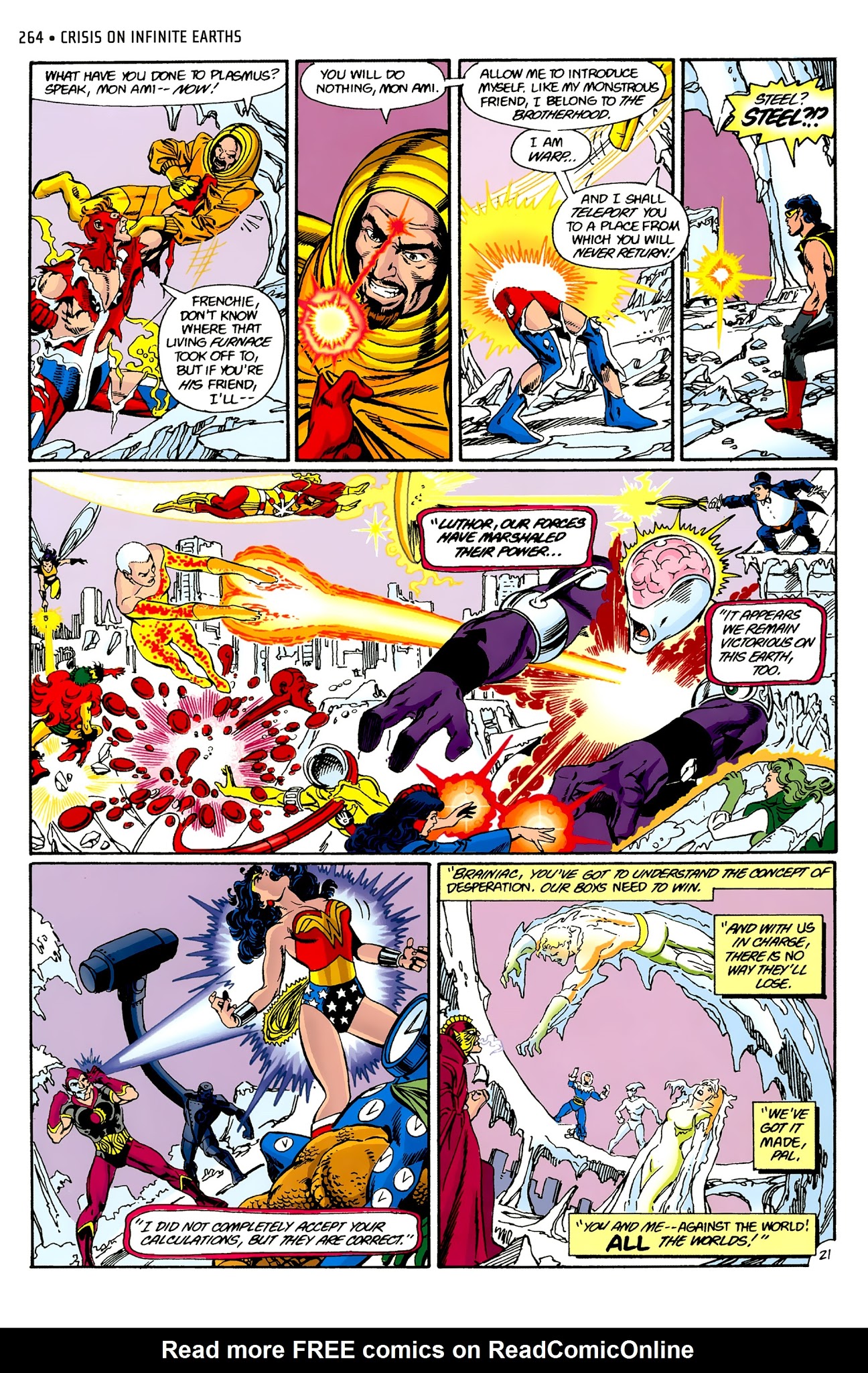 Read online Crisis on Infinite Earths (1985) comic -  Issue # _Absolute Edition 2 - 190