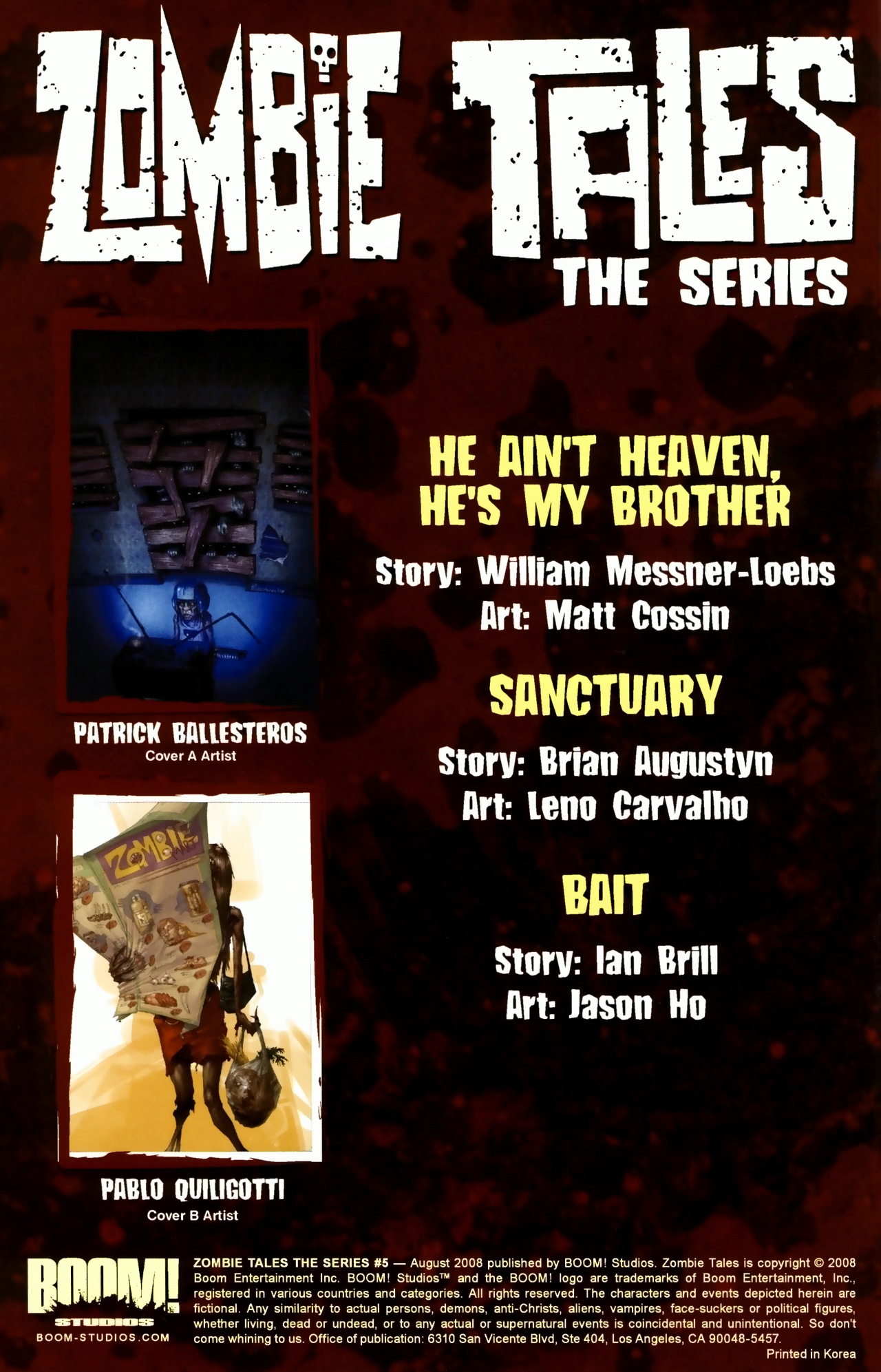 Read online Zombie Tales: The Series comic -  Issue #5 - 2