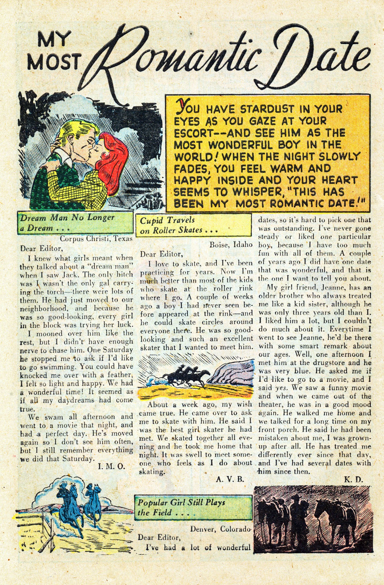 Read online Cowboy Romances comic -  Issue #3 - 12