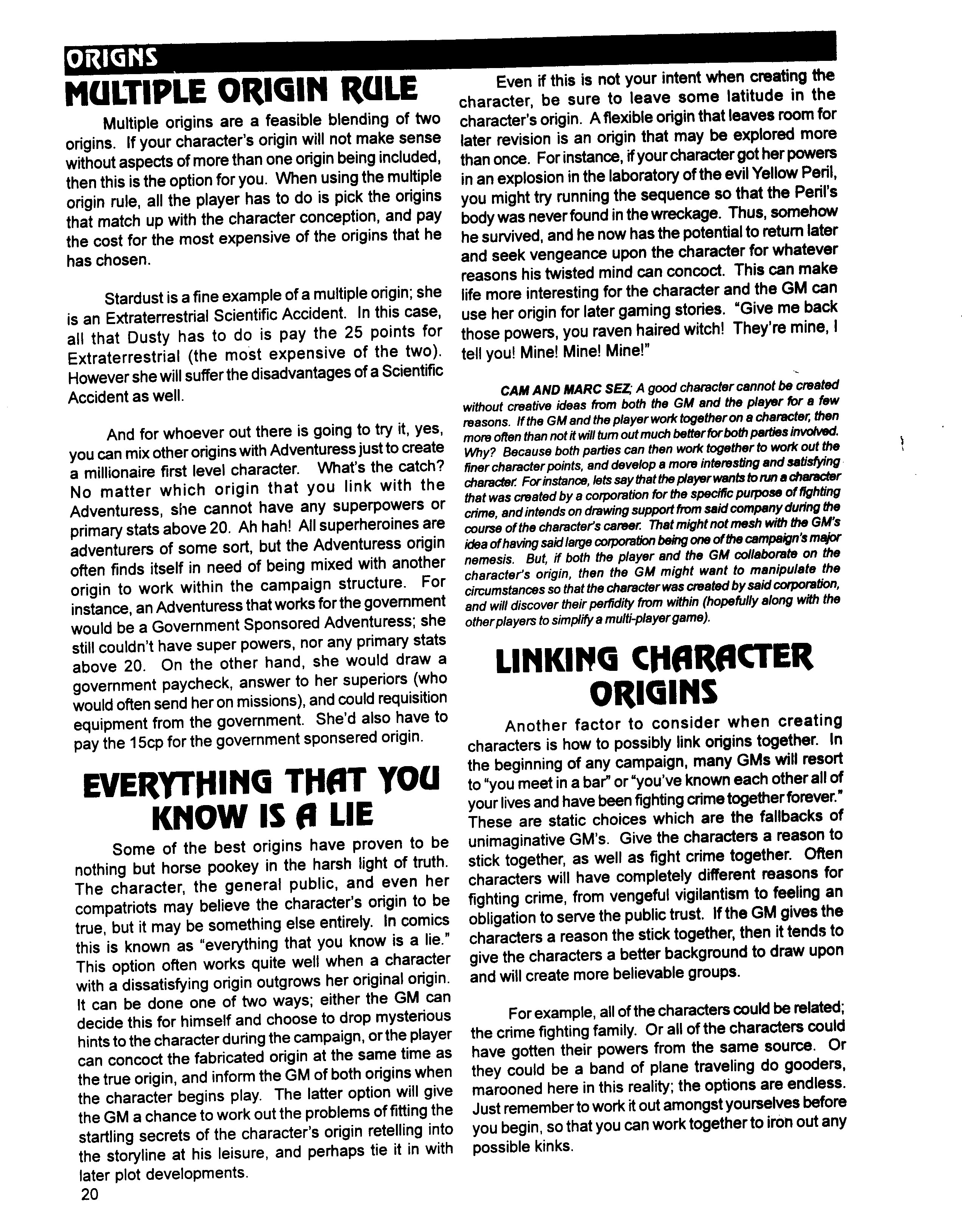 Read online Superbabes: The Femforce Role-Playing Game comic -  Issue # TPB - 22