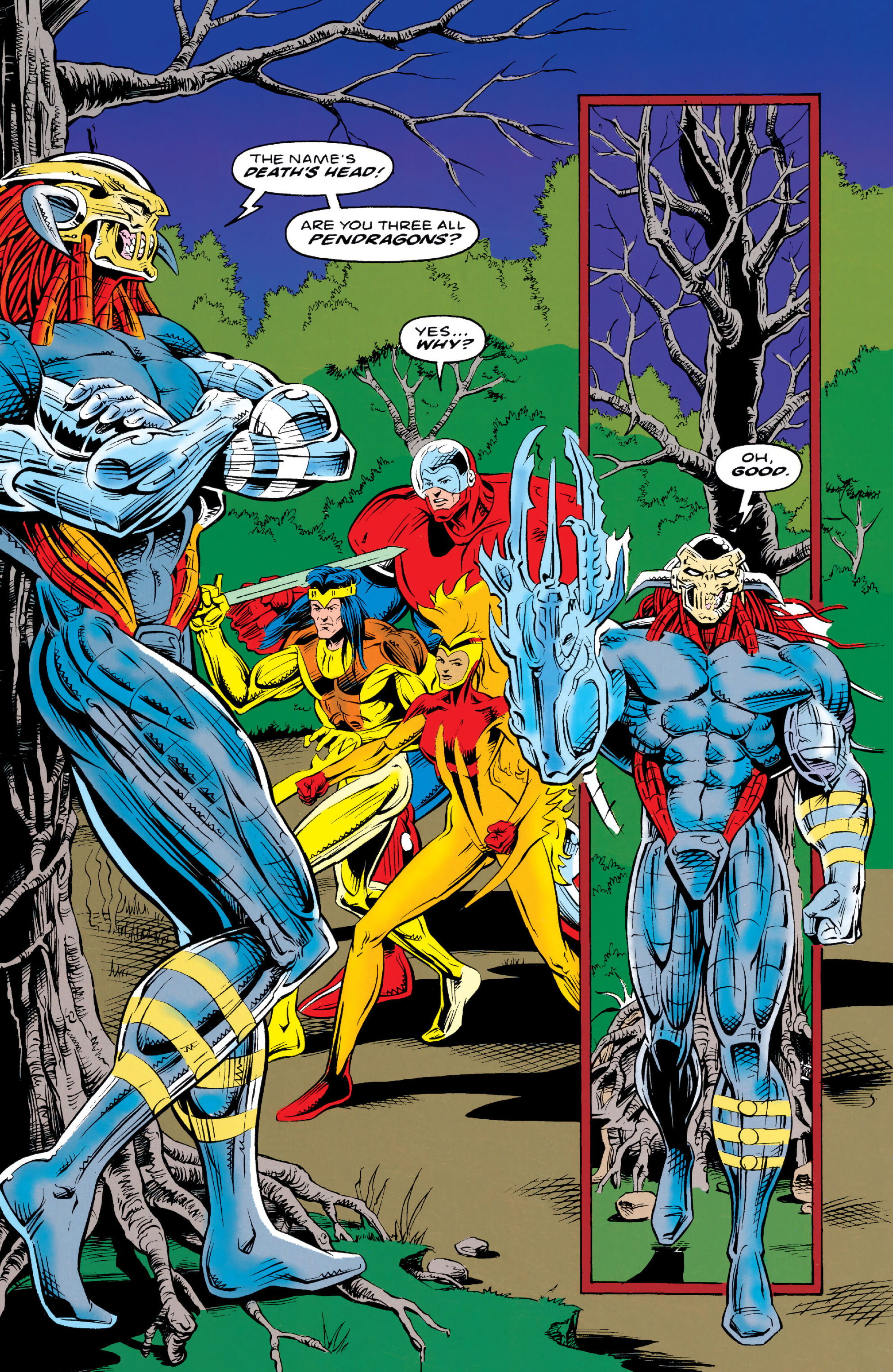 Read online Knights of Pendragon Omnibus comic -  Issue # TPB (Part 8) - 100