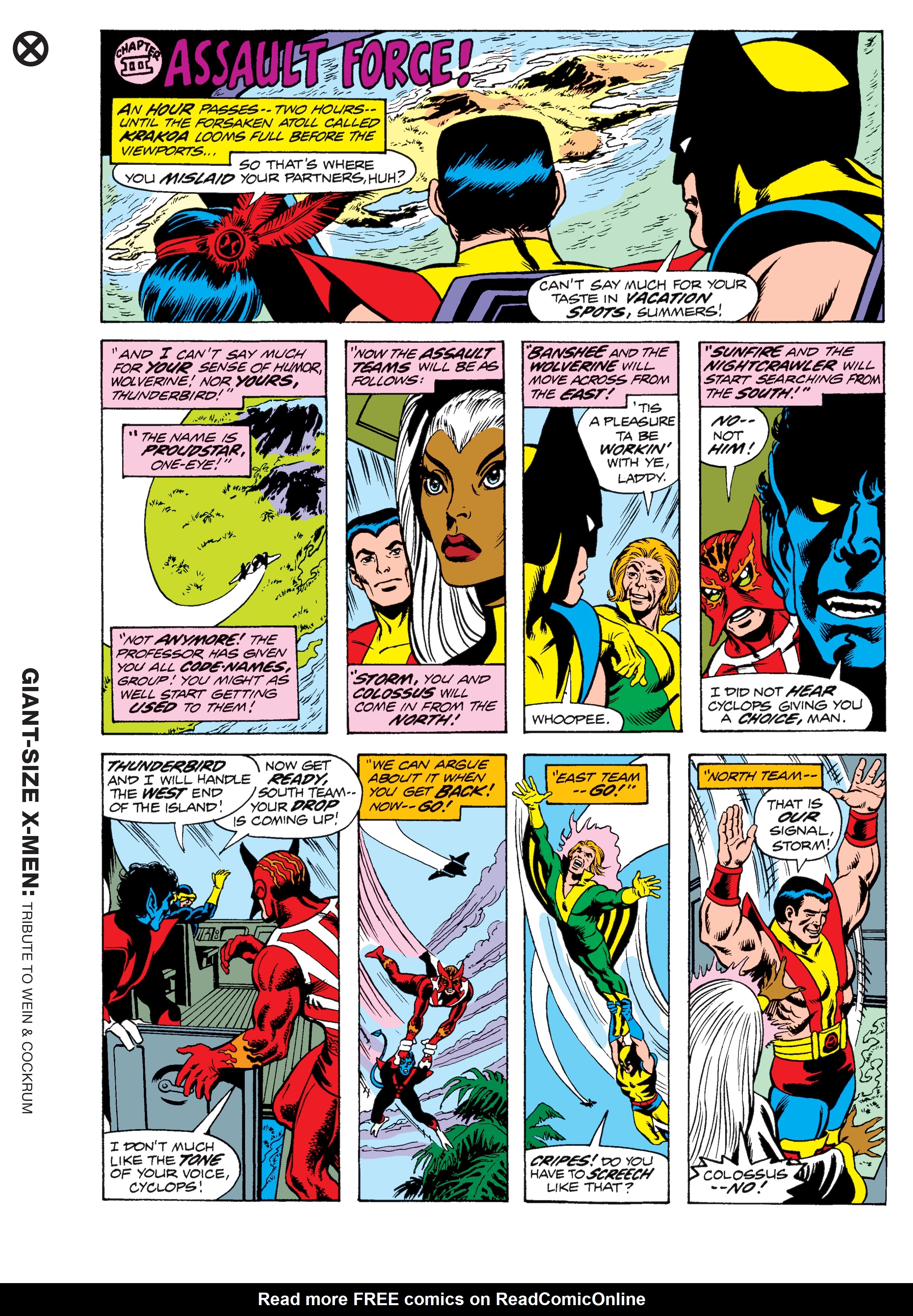 Read online Giant-Size X-Men: Tribute To Wein & Cockrum Gallery Edition comic -  Issue # TPB (Part 1) - 63