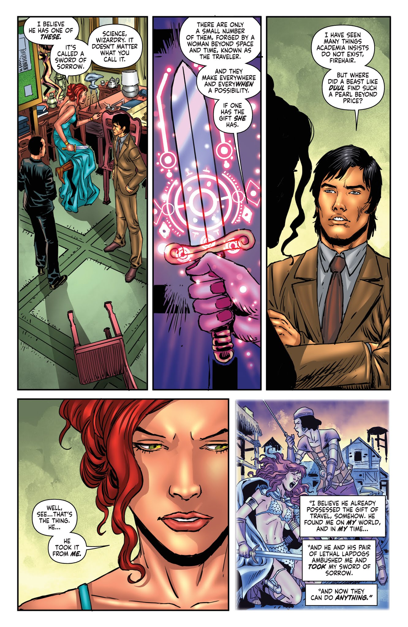 Read online Red Sonja/Tarzan comic -  Issue #3 - 12
