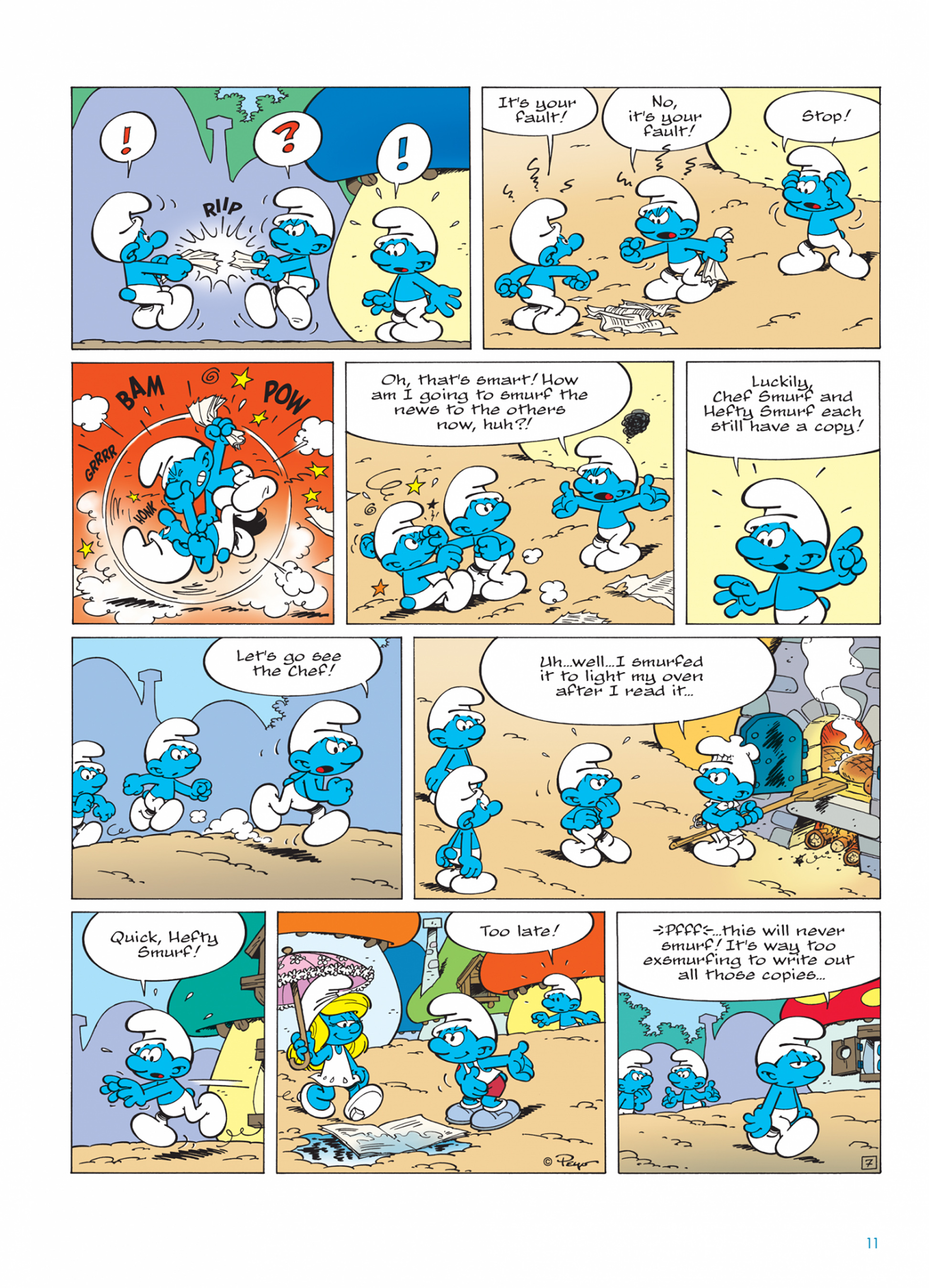 Read online The Smurfs comic -  Issue #24 - 11