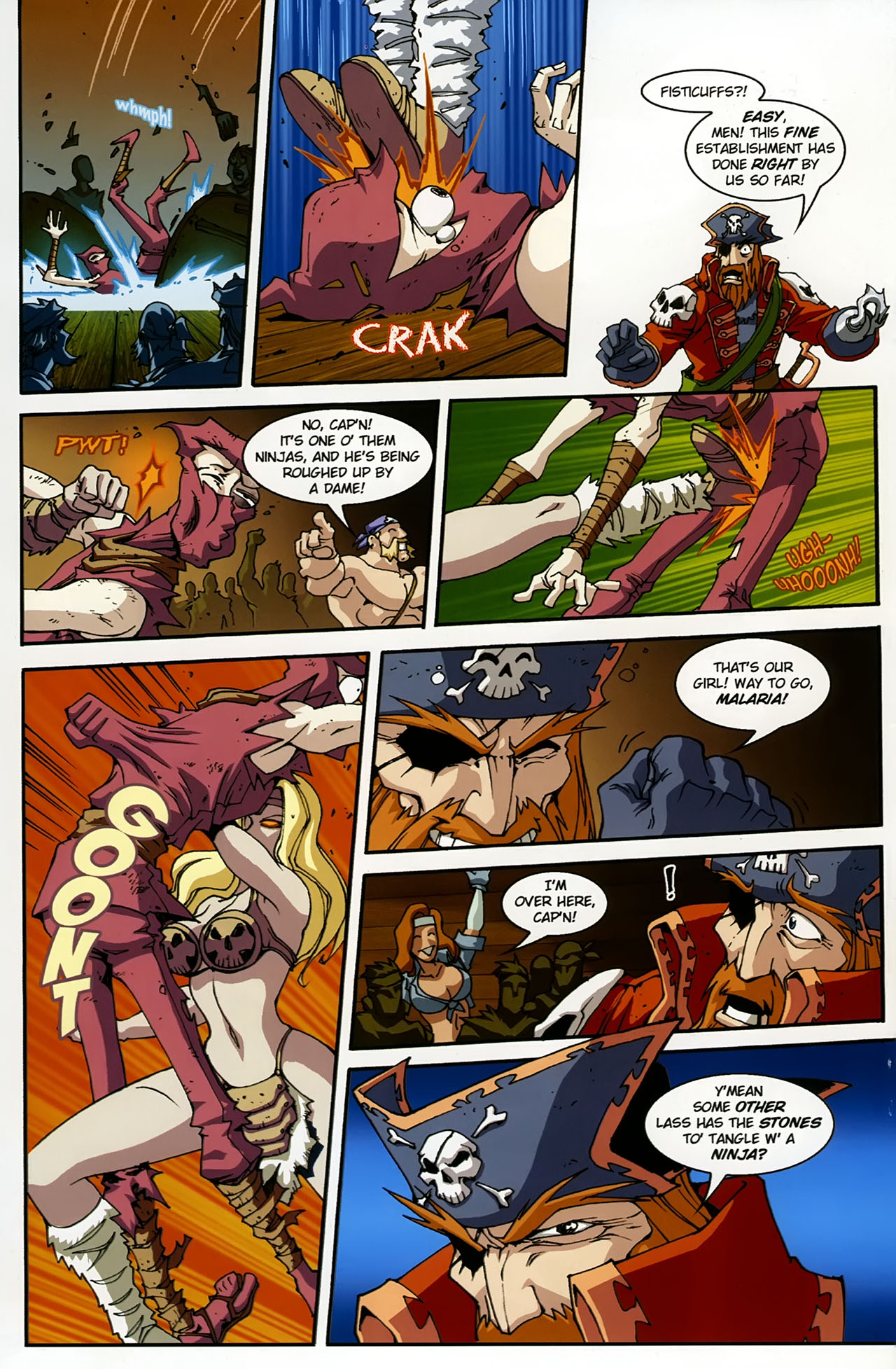 Read online Pirates vs. Ninjas II comic -  Issue #5 - 5
