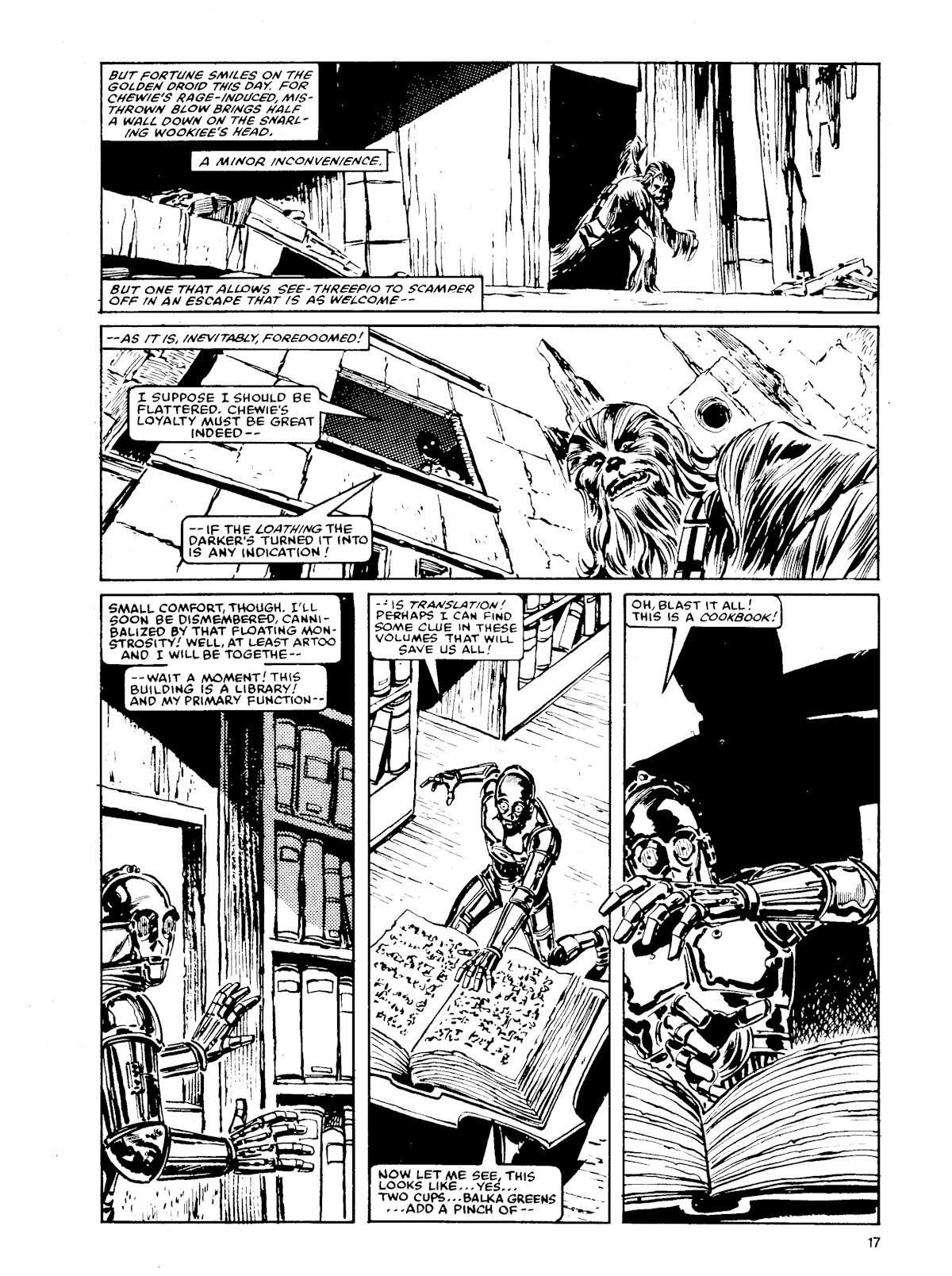 Read online Star Wars Weekly comic -  Issue #167 - 17