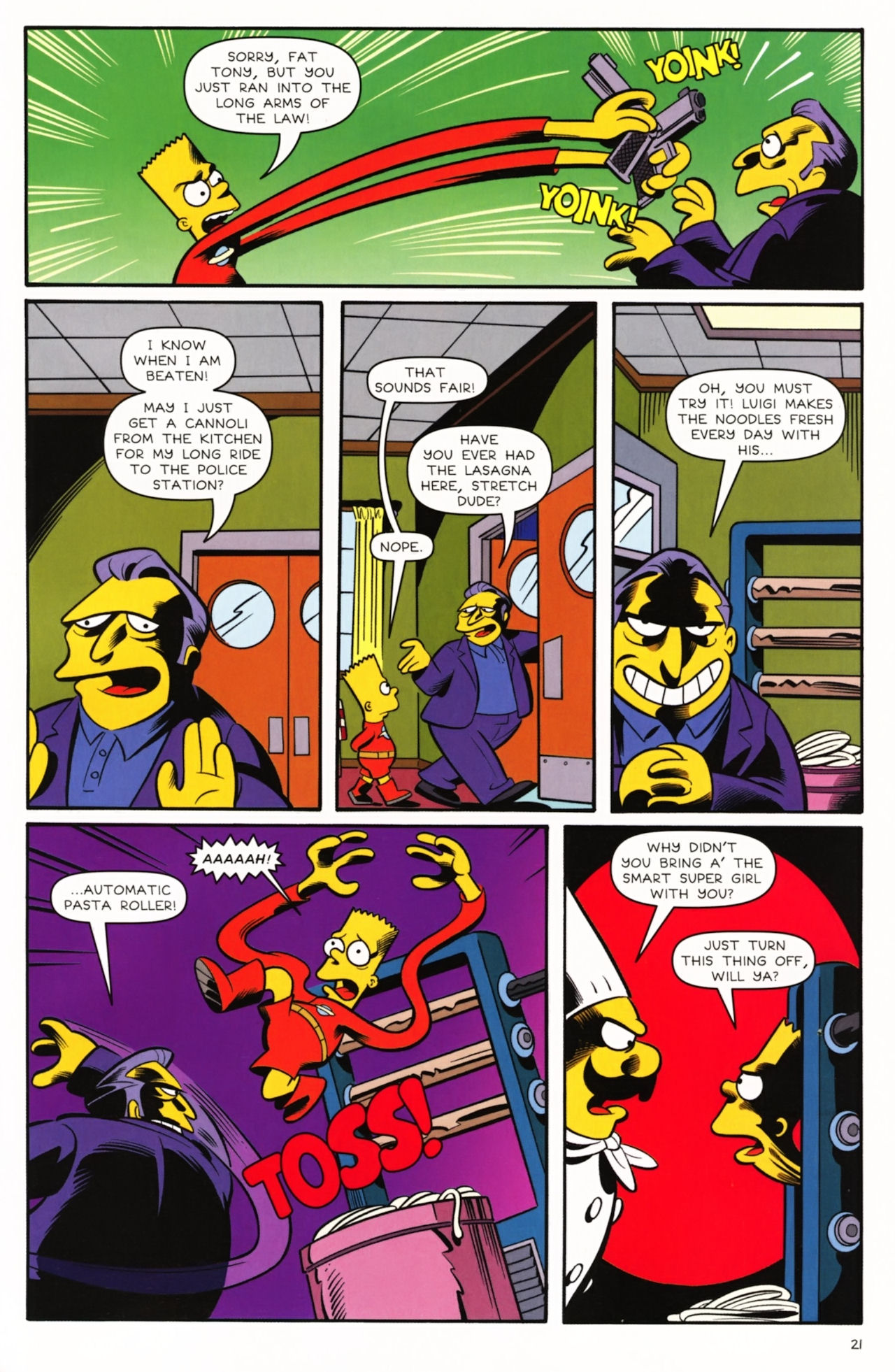 Read online Bongo Comics Presents Simpsons Super Spectacular comic -  Issue #11 - 23