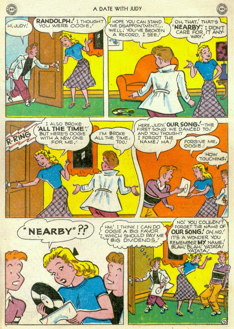 Read online A Date with Judy comic -  Issue #7 - 47