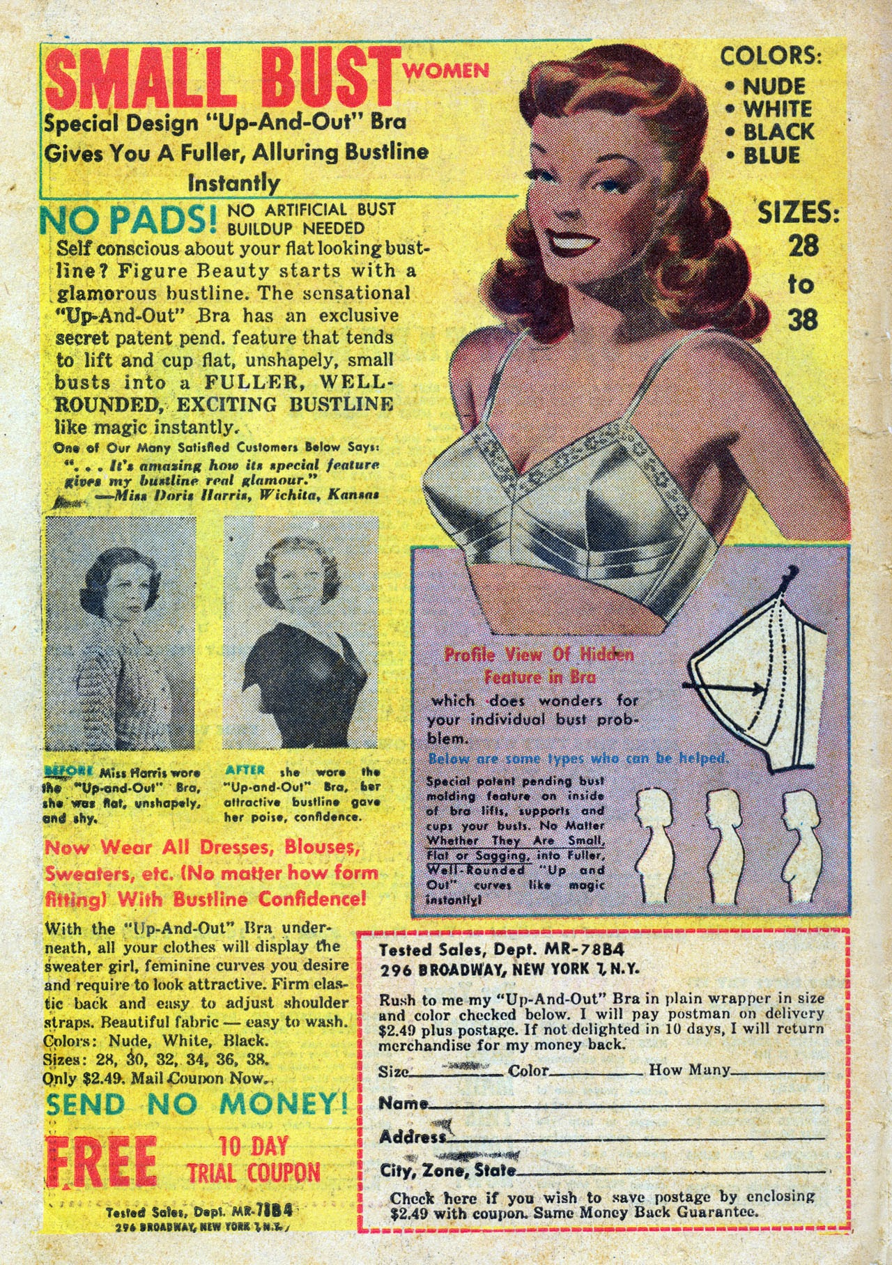 Read online Girl Comics (1949) comic -  Issue #7 - 34