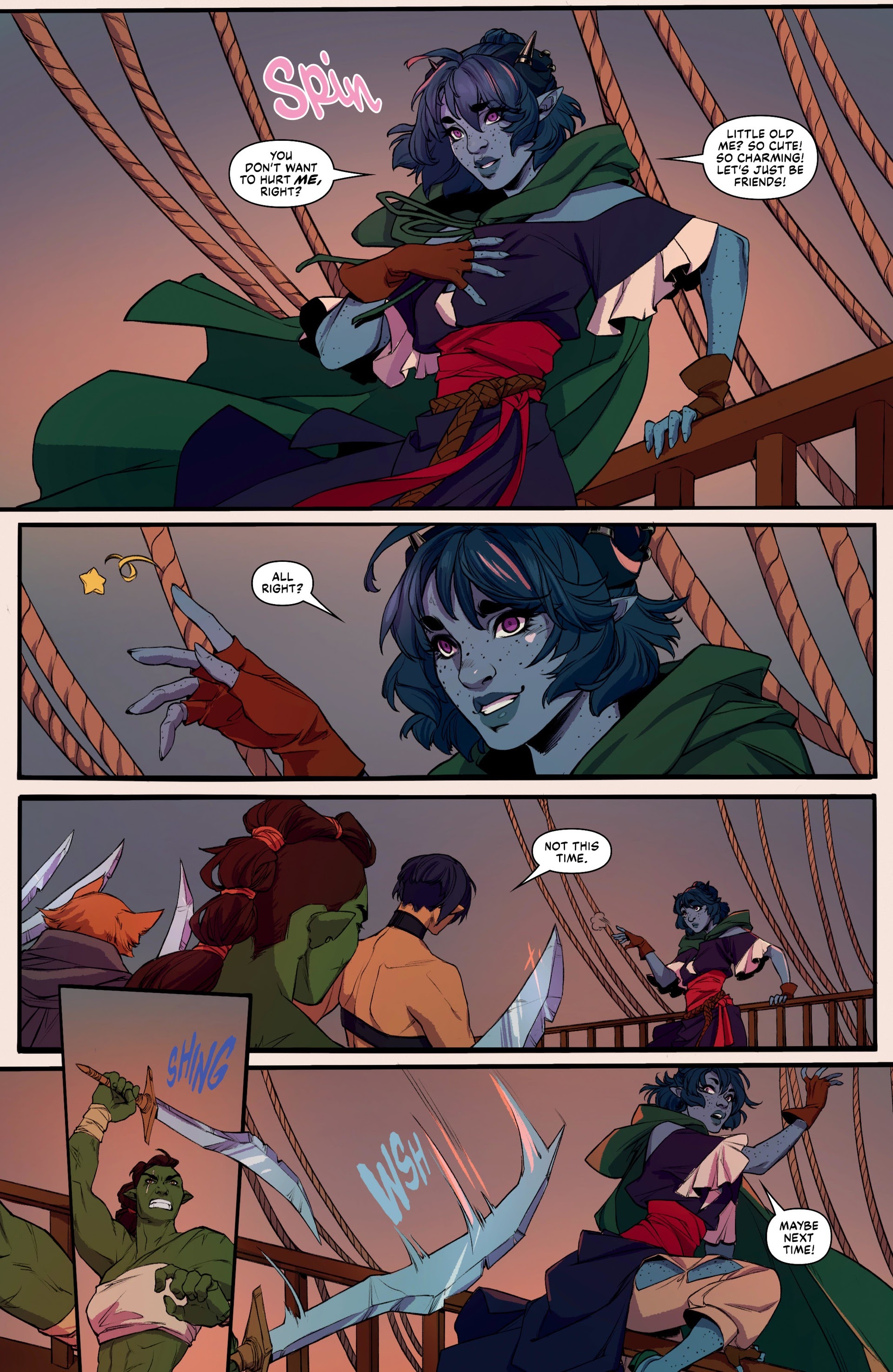 Read online Critical Role: The Mighty Nein Origins–Jester Lavorre comic -  Issue # Full - 10