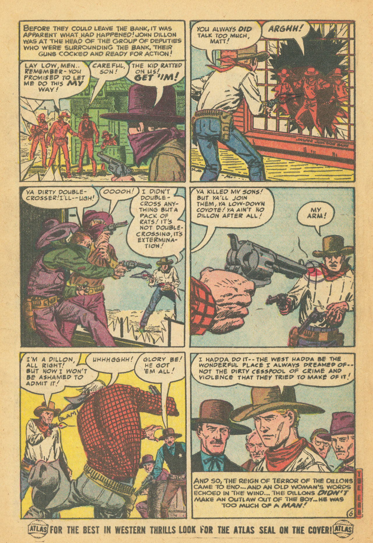 Read online Western Outlaws (1954) comic -  Issue #8 - 8
