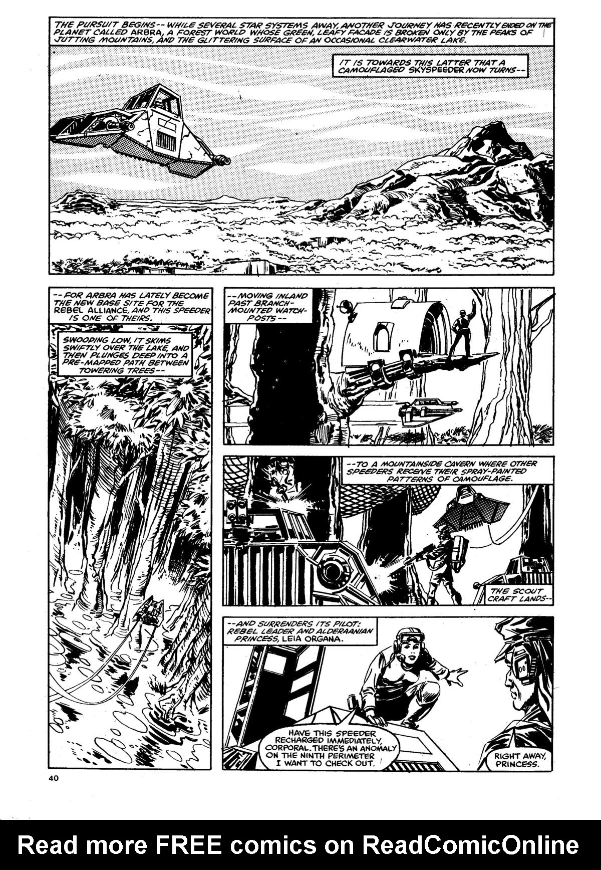 Read online Star Wars Weekly comic -  Issue #154 - 40
