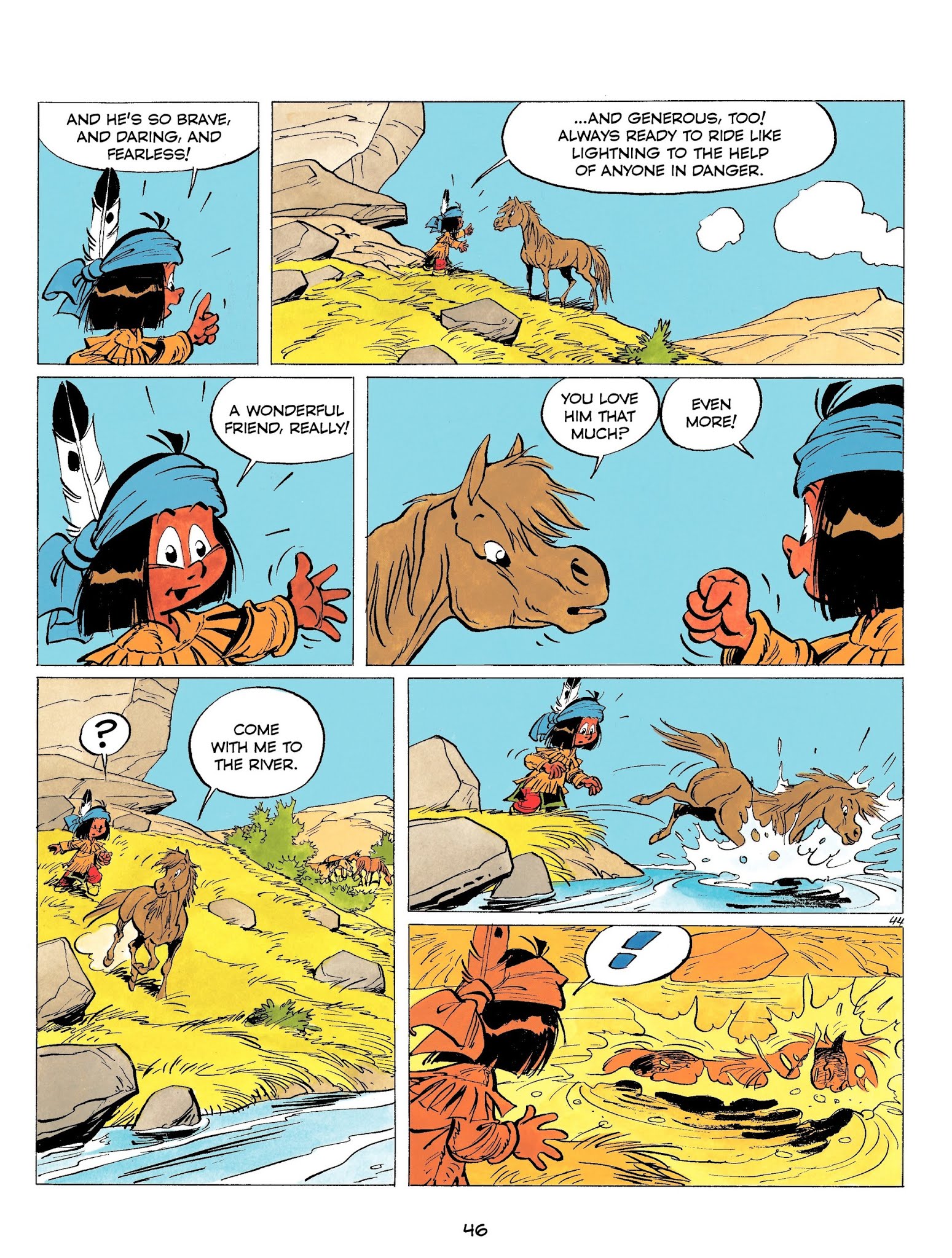 Read online Yakari comic -  Issue #15 - 47