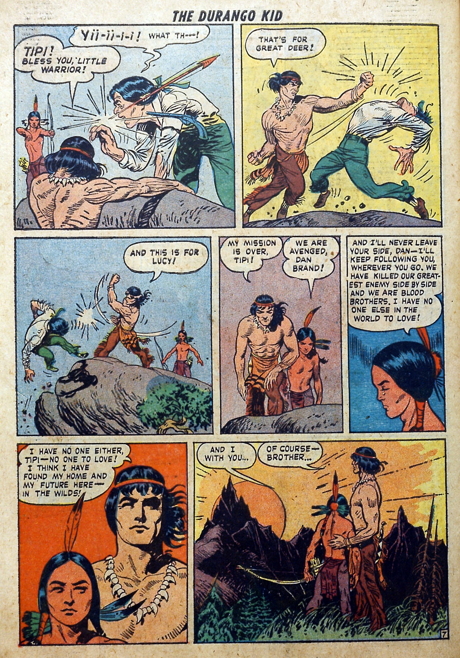 Read online Charles Starrett as The Durango Kid comic -  Issue #1 - 34