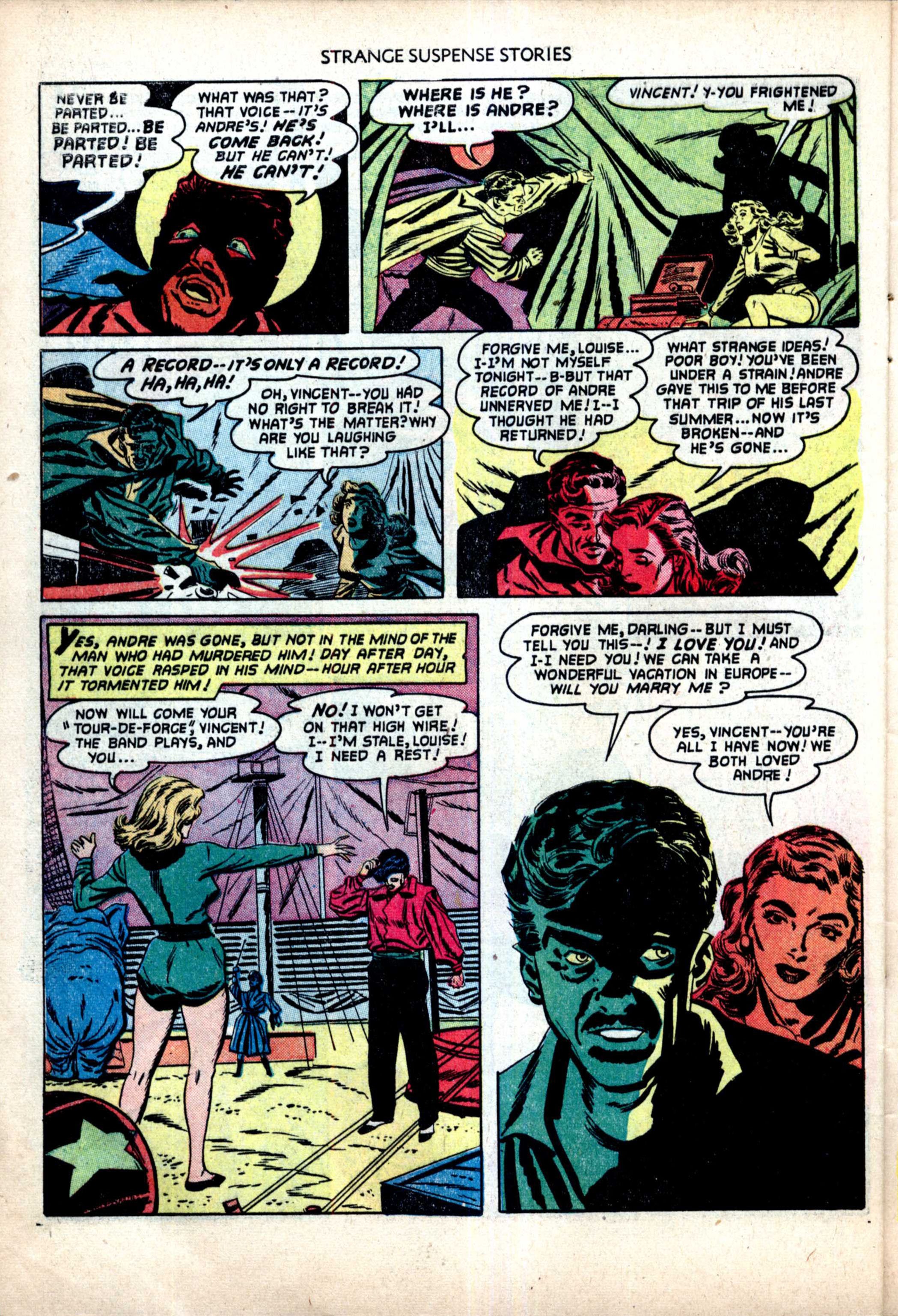 Read online Strange Suspense Stories (1952) comic -  Issue #1 - 28