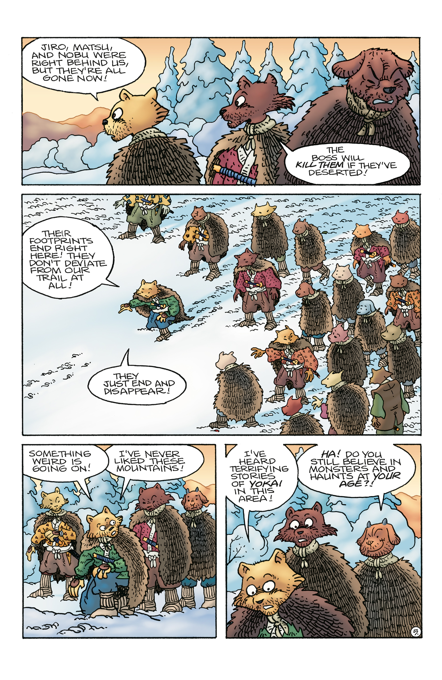 Read online Usagi Yojimbo: Ice and Snow comic -  Issue #3 - 7