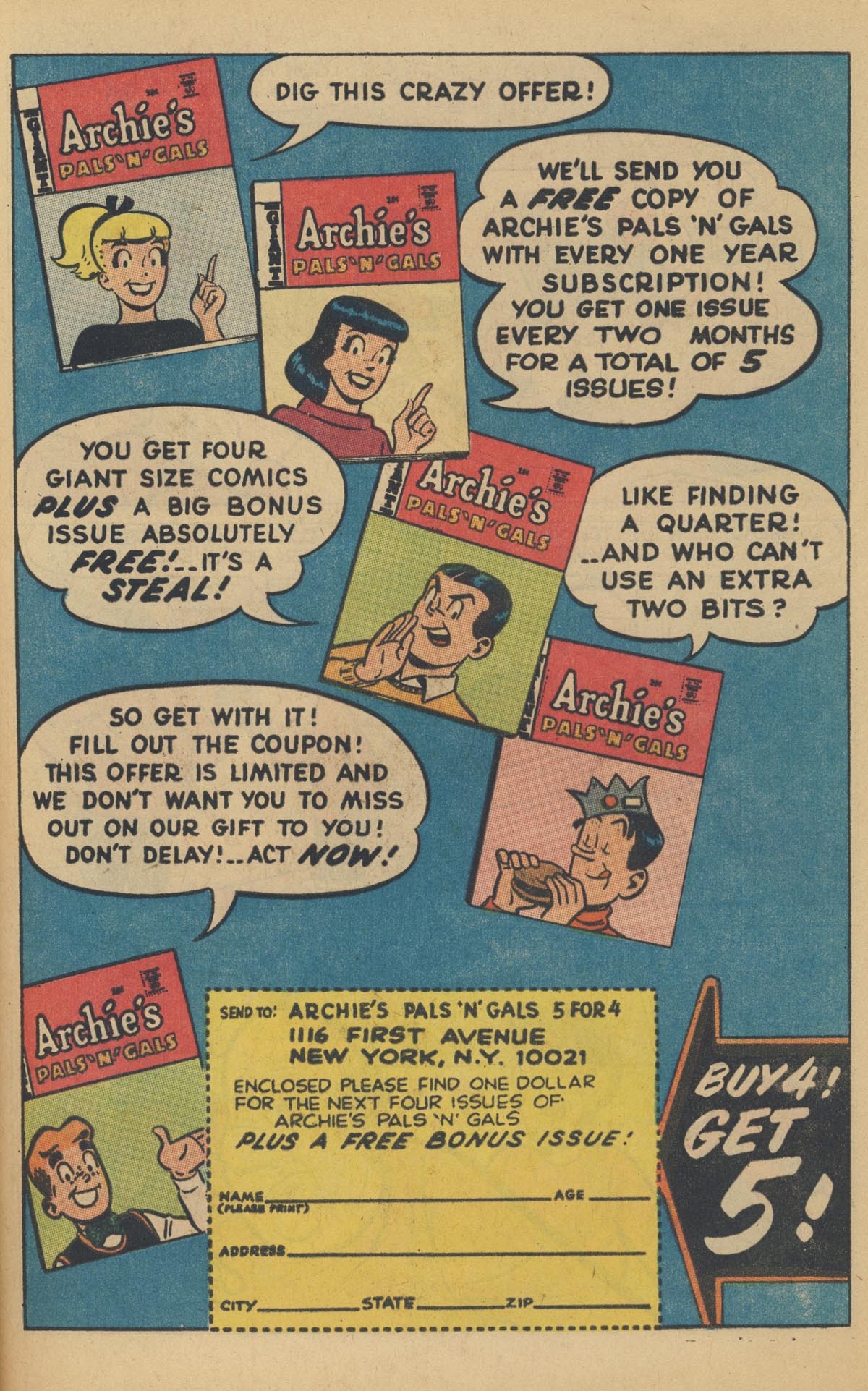 Read online Jughead's Jokes comic -  Issue #11 - 31