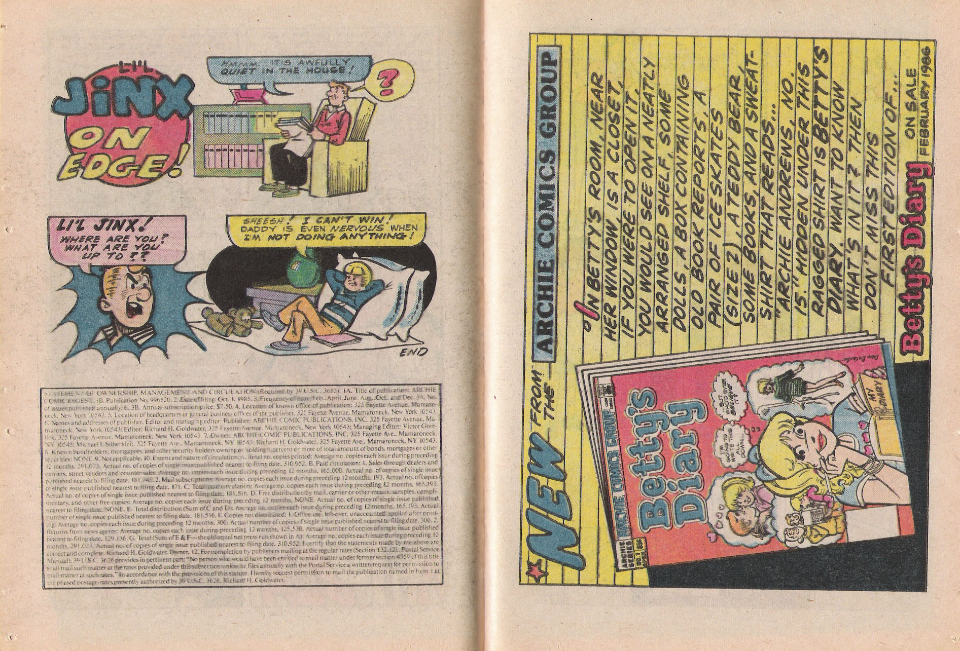 Read online Archie Digest Magazine comic -  Issue #77 - 61